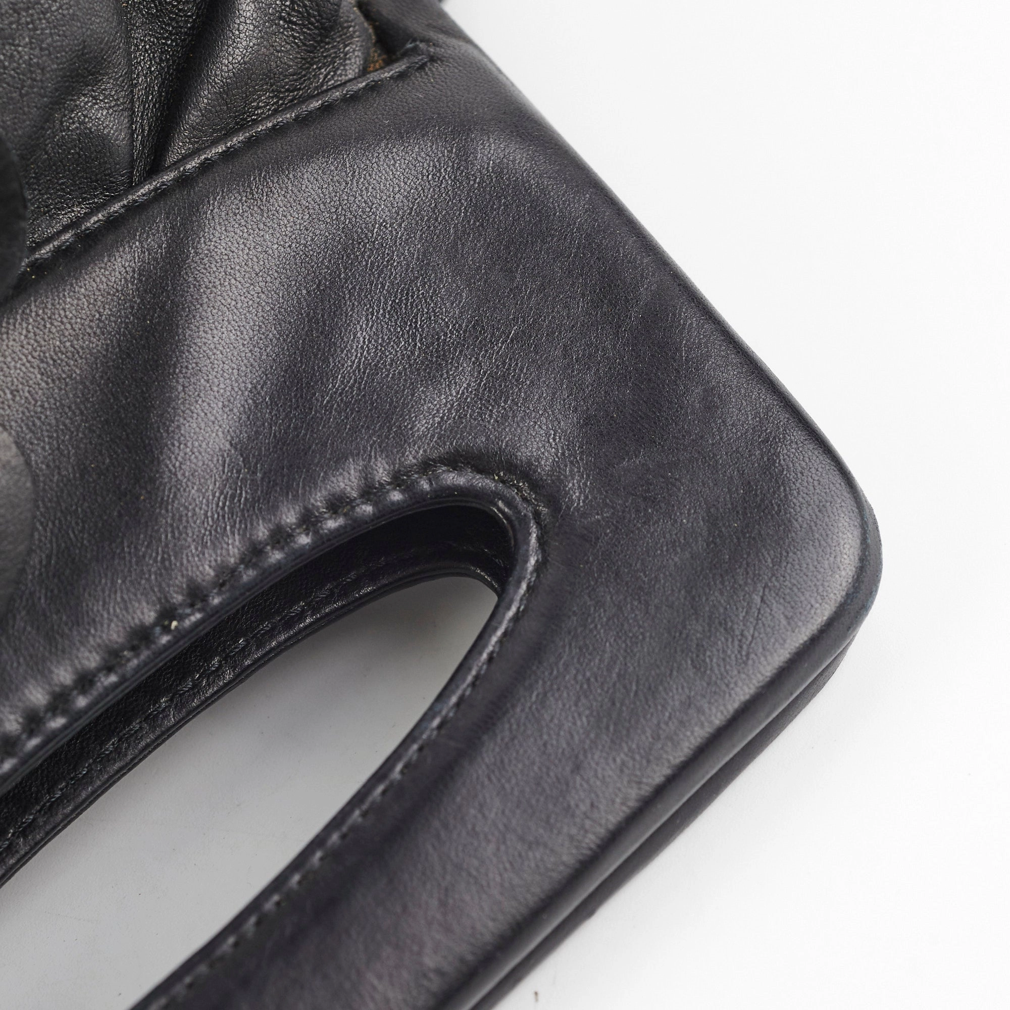 Chanel Vintage Black Top Handle Bag