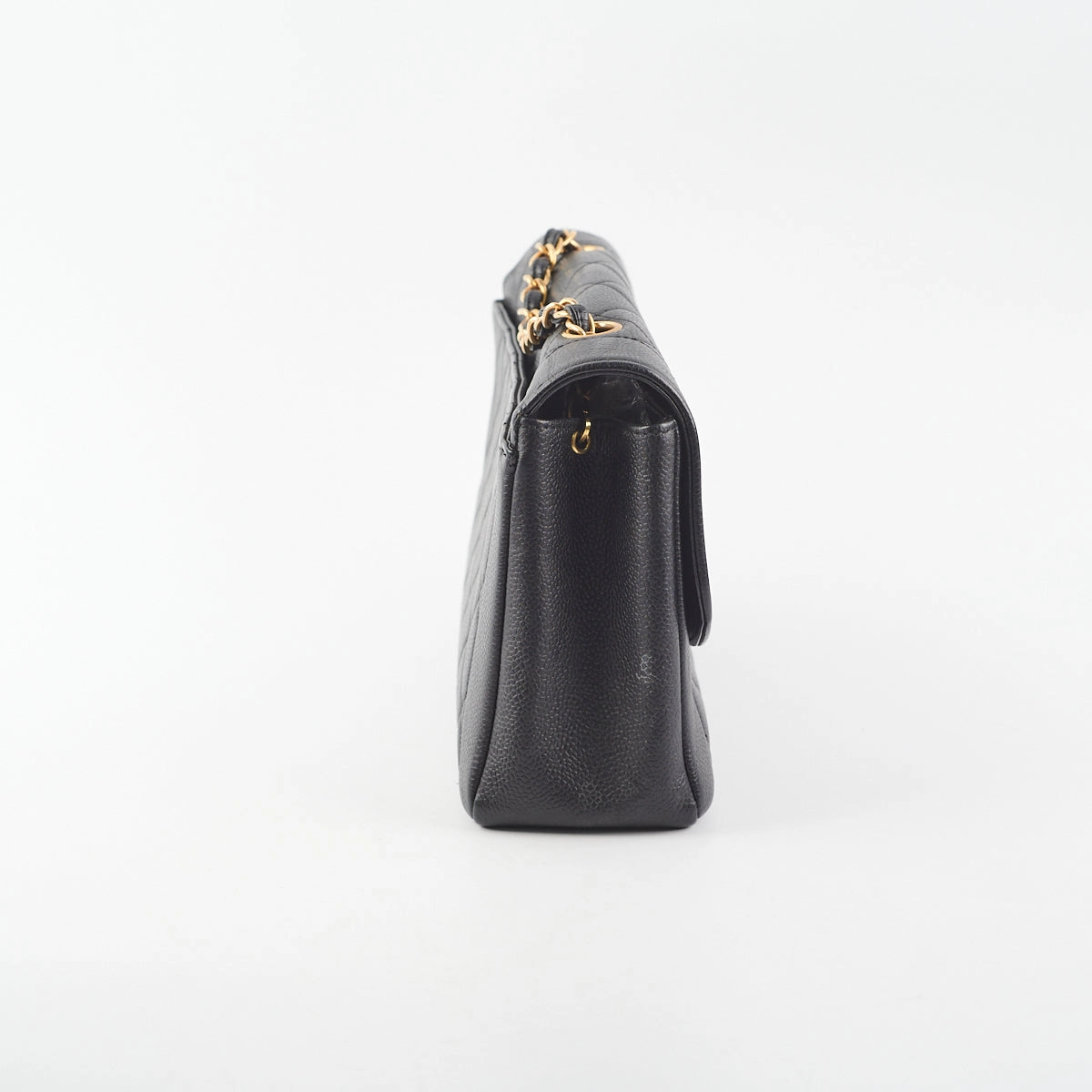 Chanel Vintage Caviar Medium Diana Flap Bag Black
