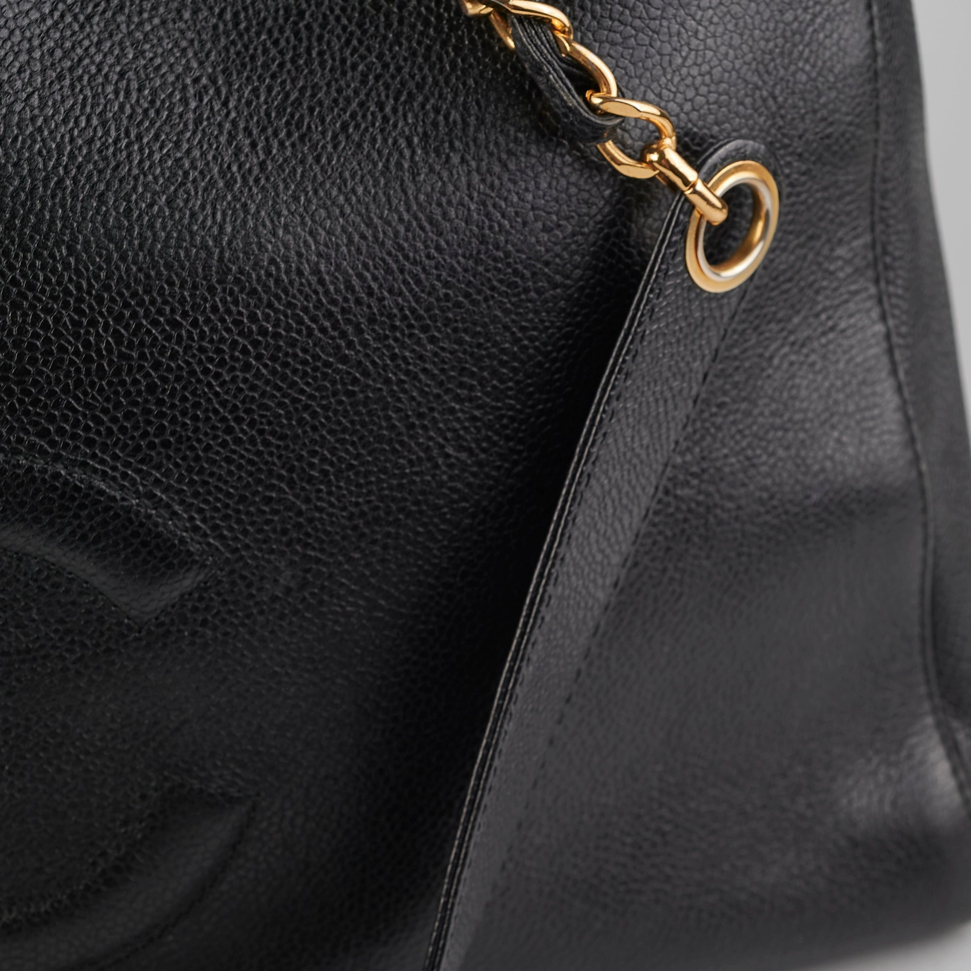 Chanel Vintage Caviar Tote Bag