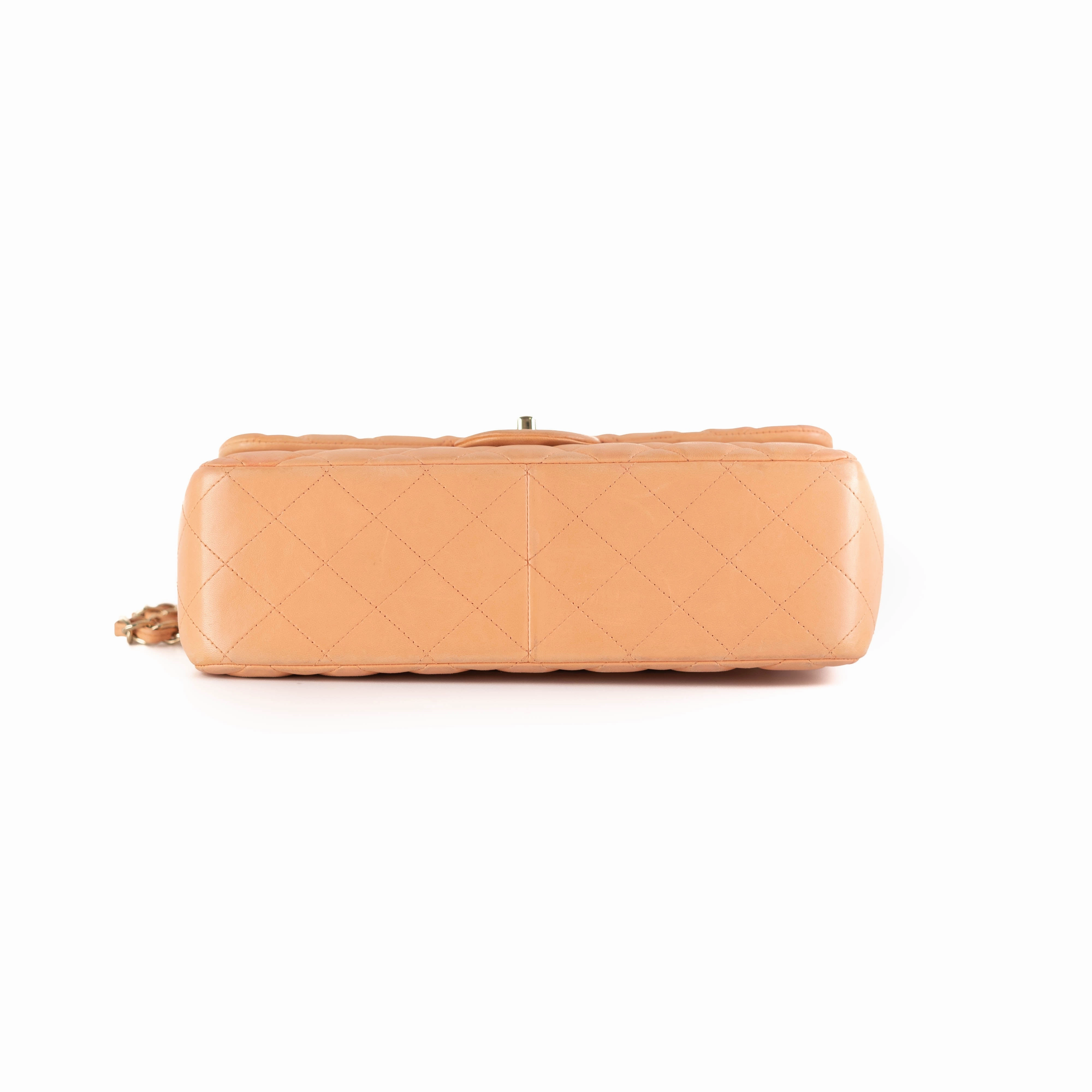 Chanel Vintage Jumbo Classic Double Flap Bag Pink