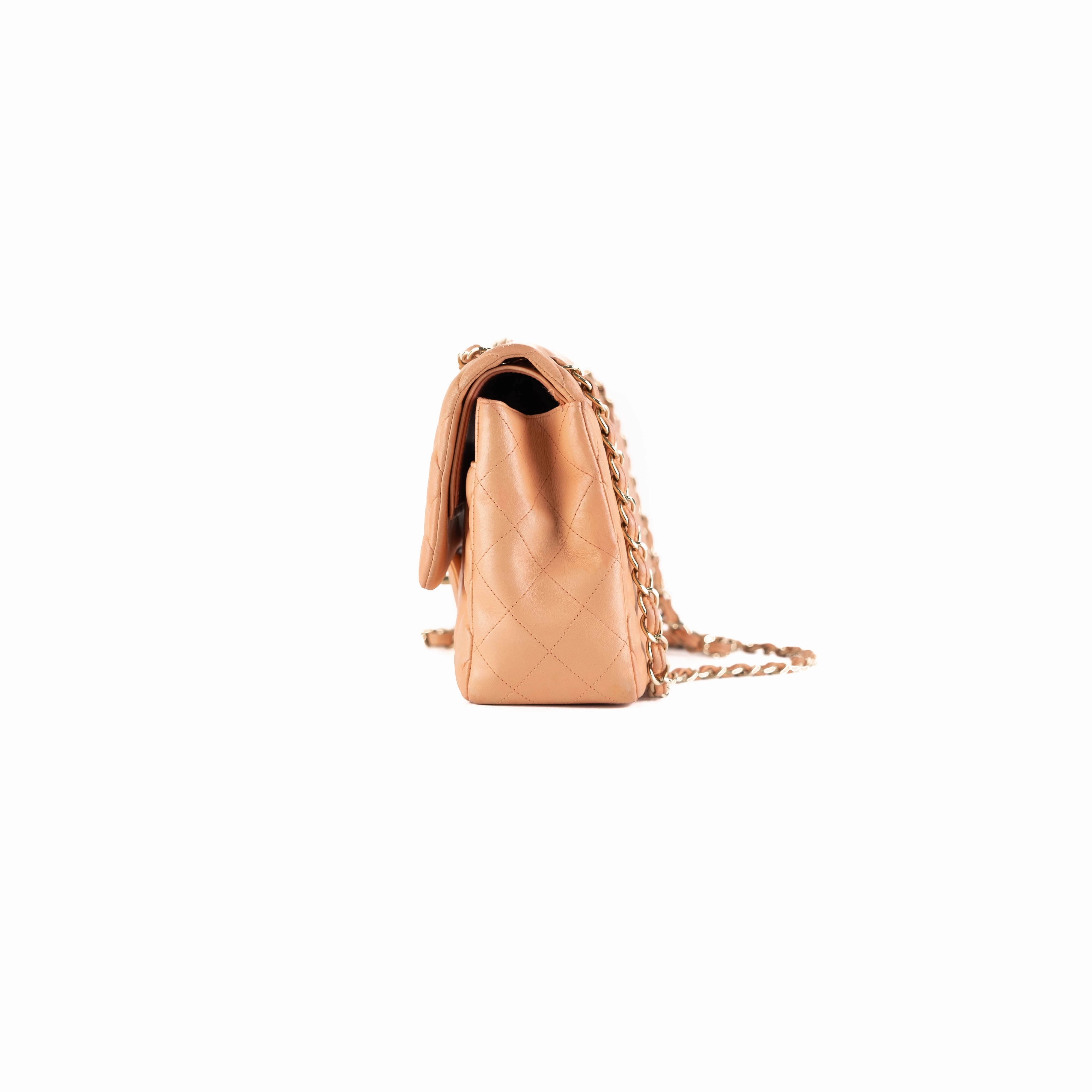 Chanel Vintage Jumbo Classic Double Flap Bag Pink
