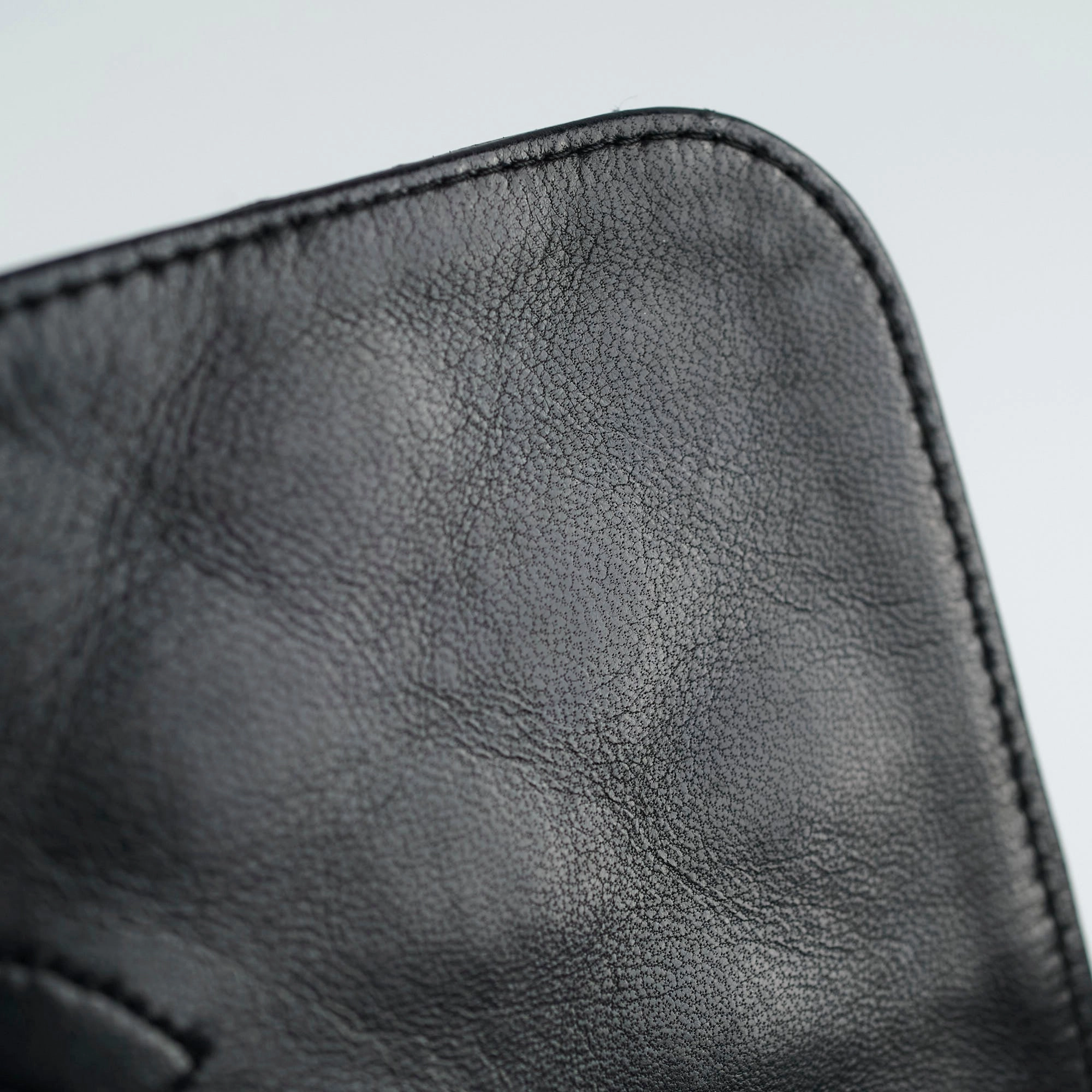 Chanel Vintage Lambskin Flap Bag Black