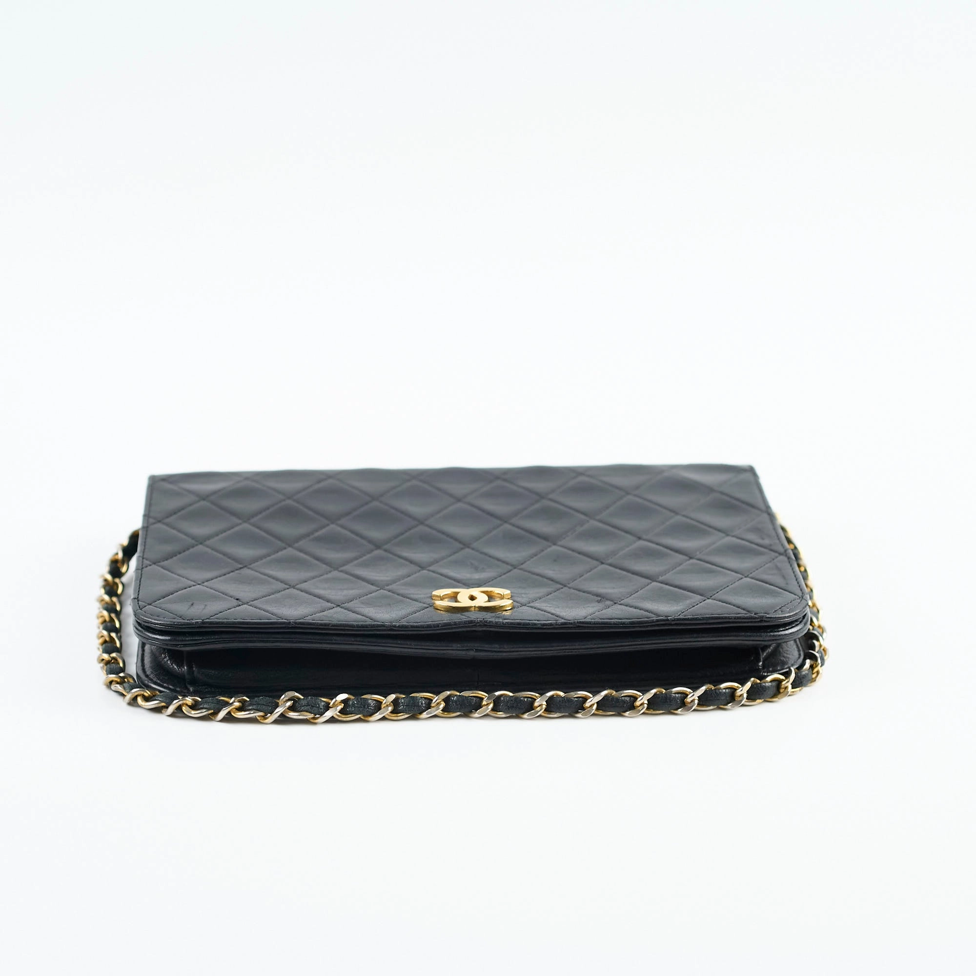 Chanel Vintage Lambskin Flap Bag Black