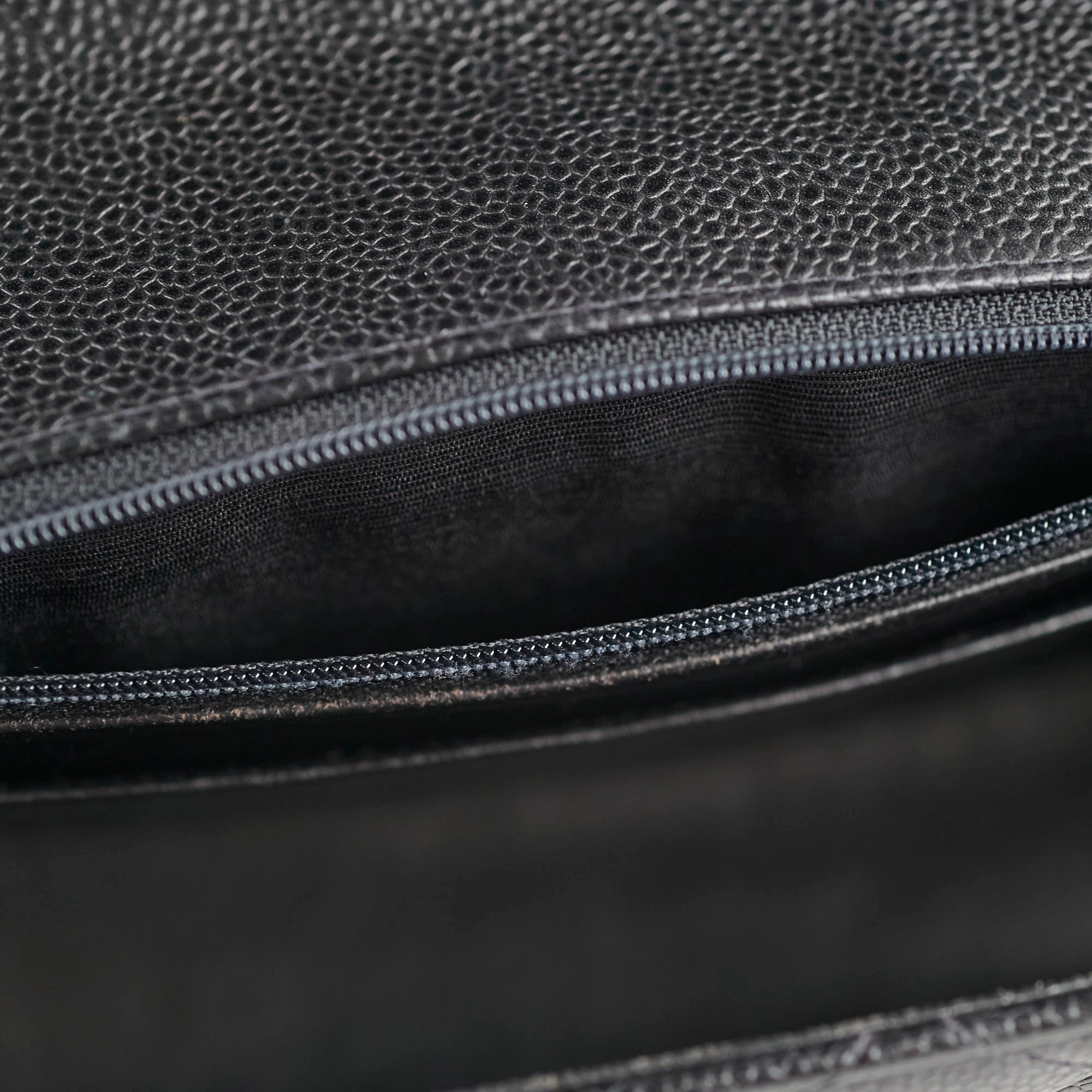 Chanel Vintage Medium Caviar Diana Bag Black