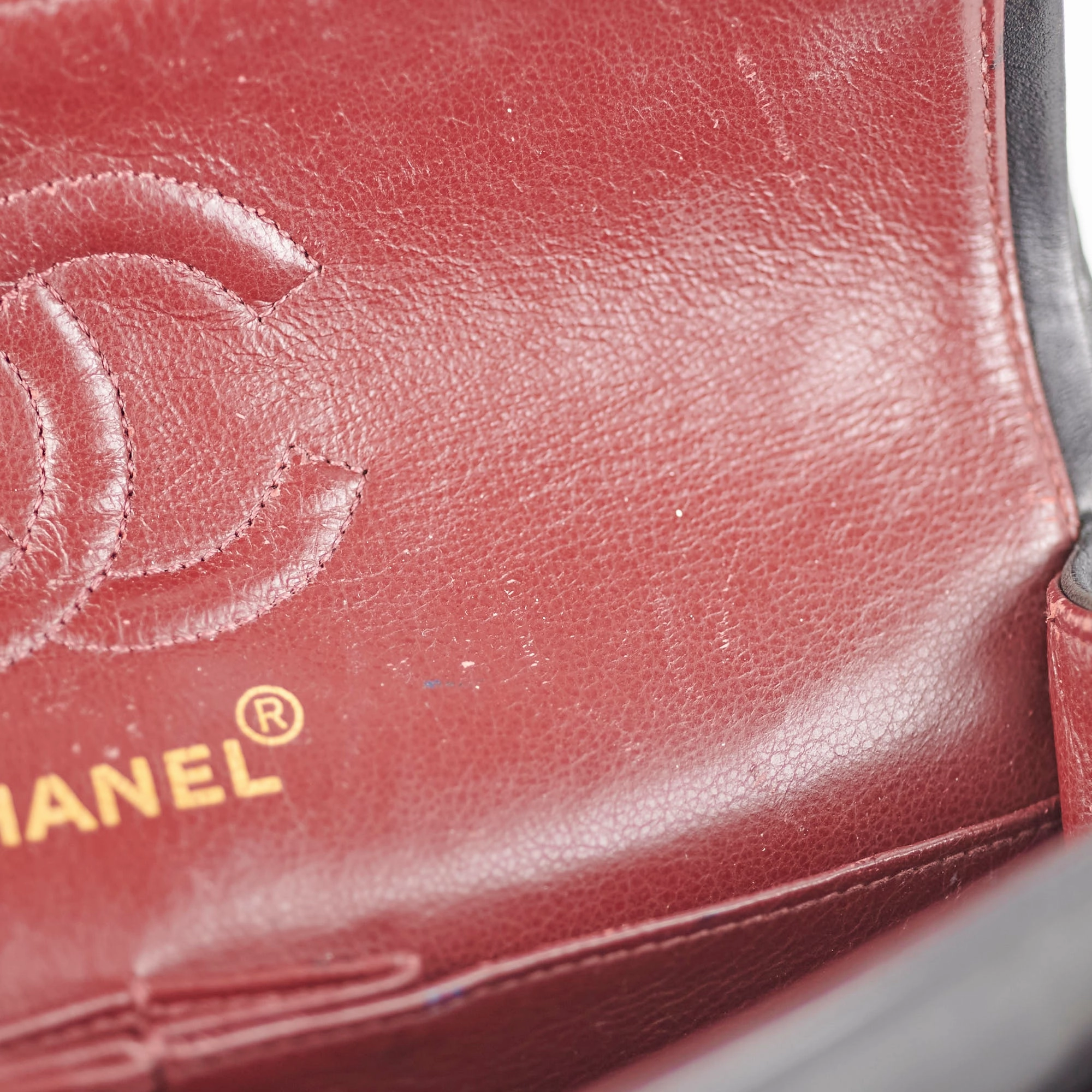 Chanel Vintage Small Classic Flap Lambskin Black - Series 2