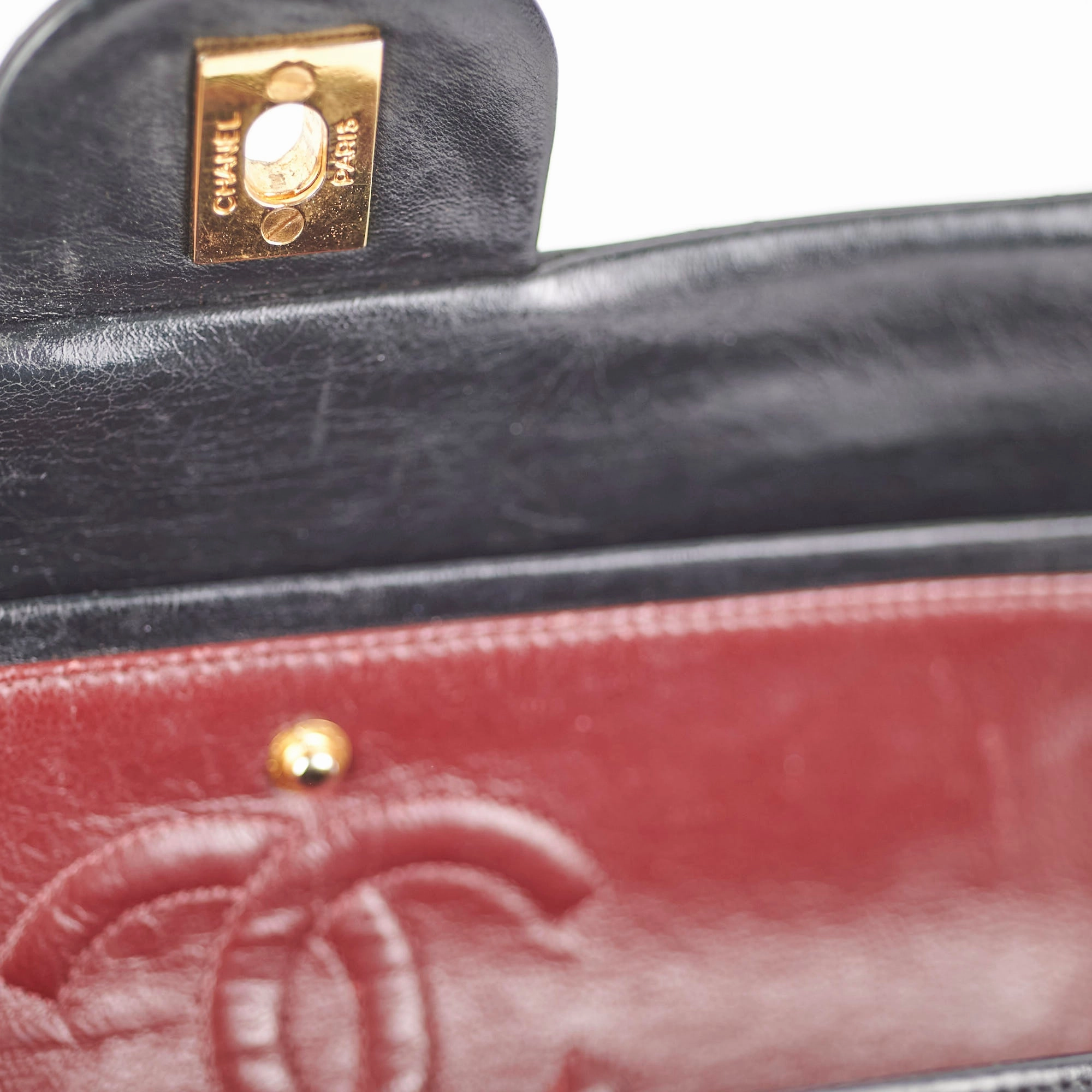 Chanel Vintage Small Classic Flap Lambskin Black - Series 2