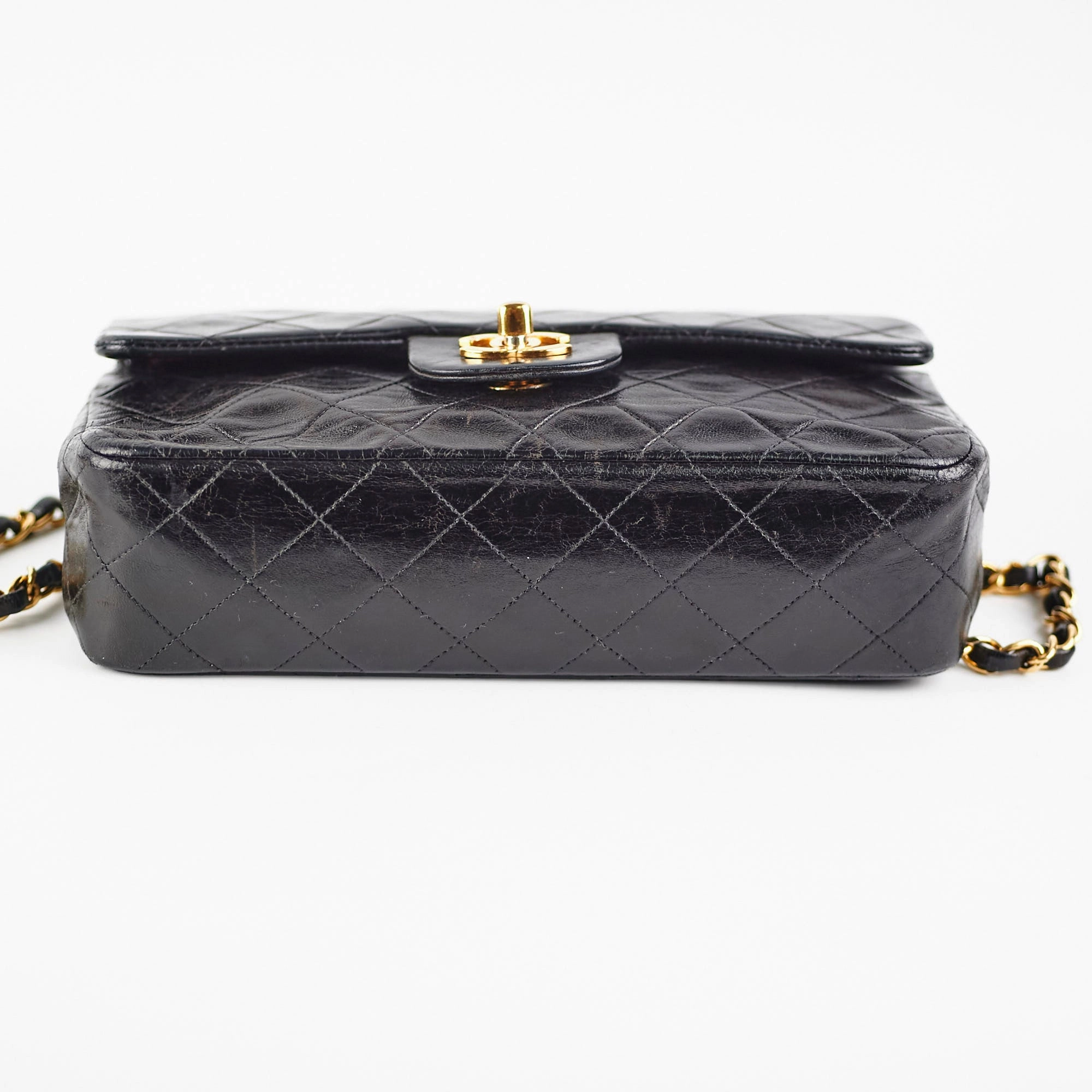 Chanel Vintage Small Classic Flap Lambskin Black - Series 2