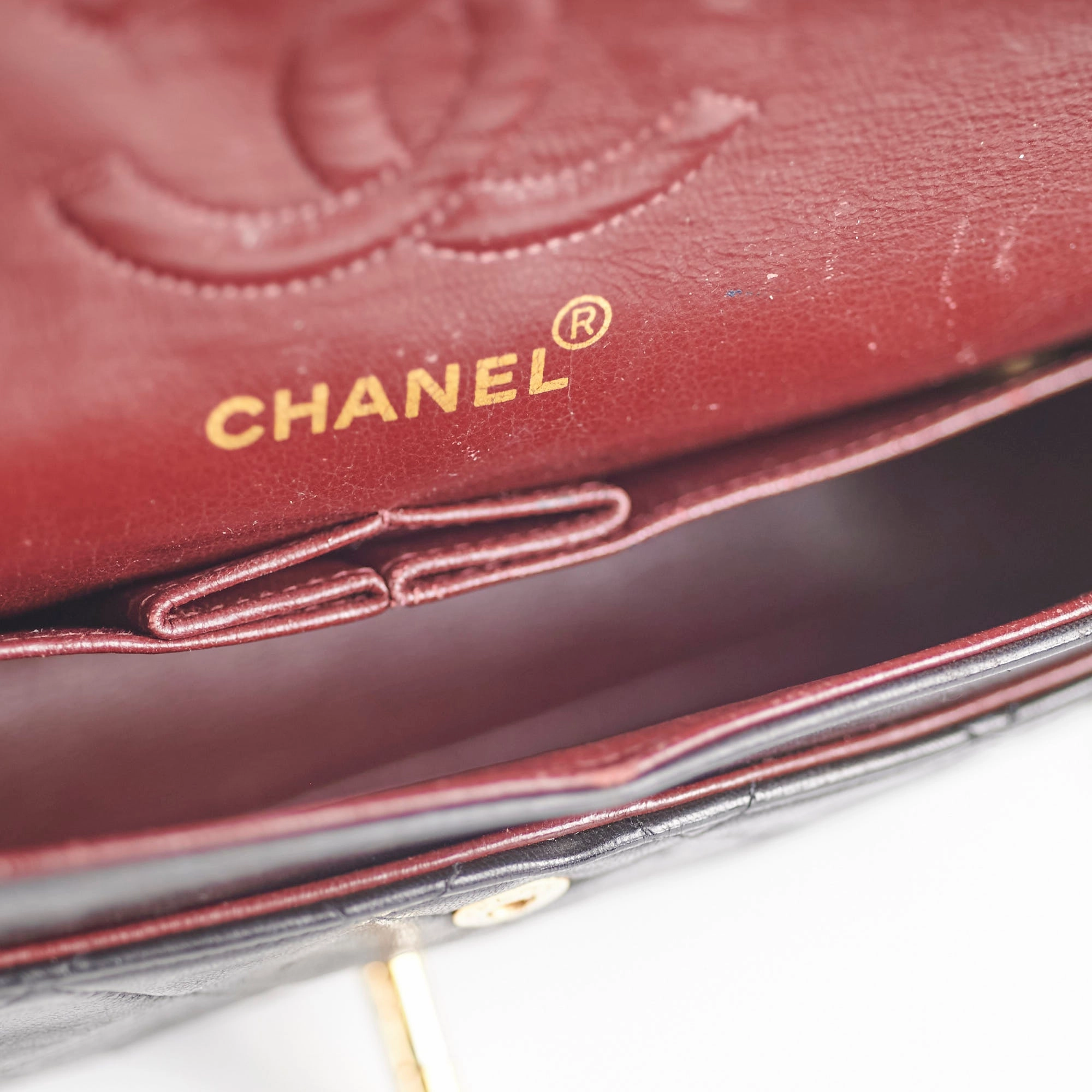 Chanel Vintage Small Classic Flap Lambskin Black - Series 2