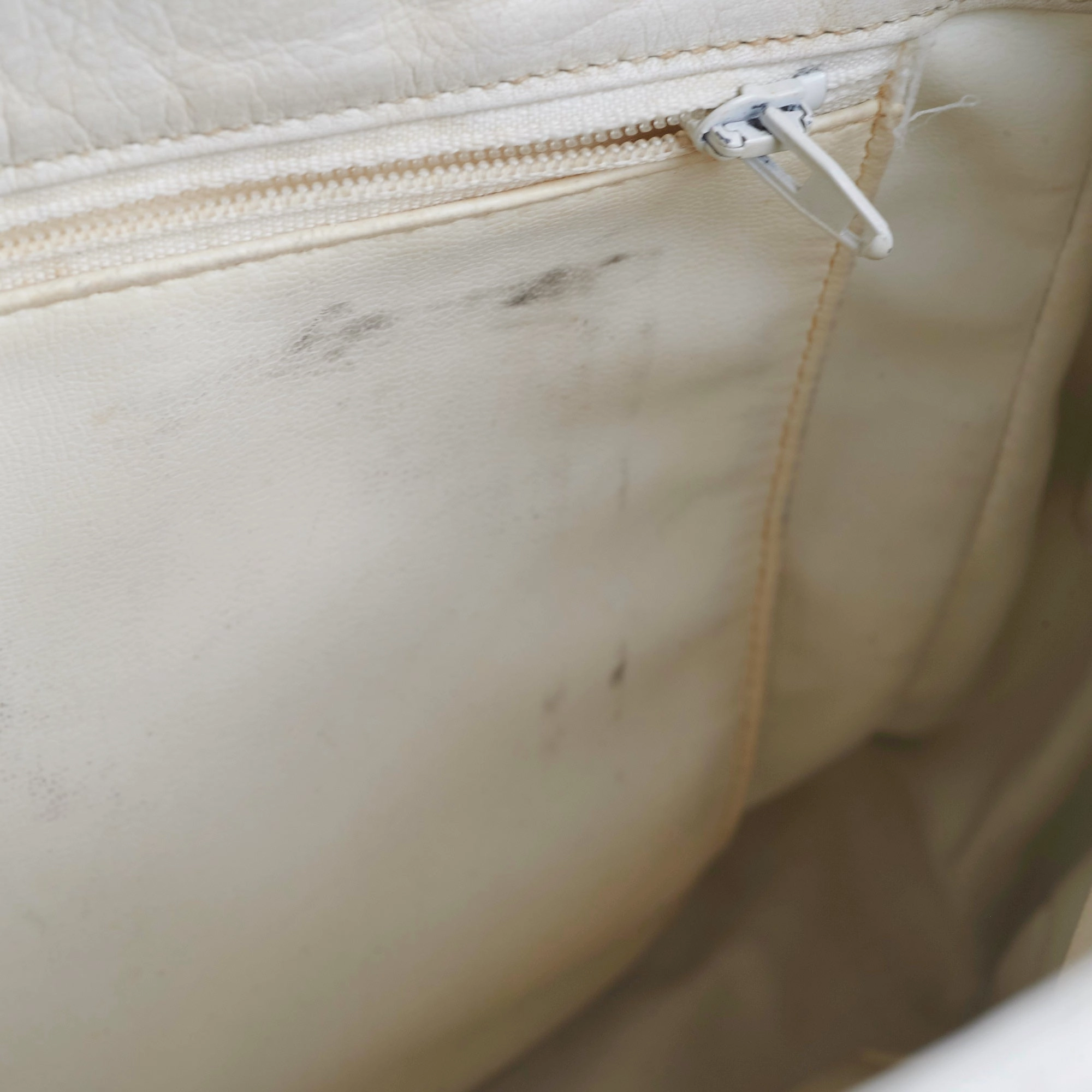 Chanel Vintage White Tote Bag