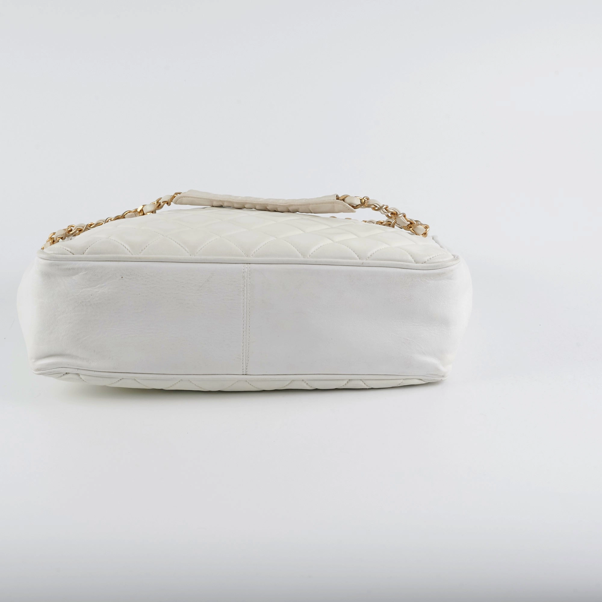 Chanel Vintage White Tote Bag