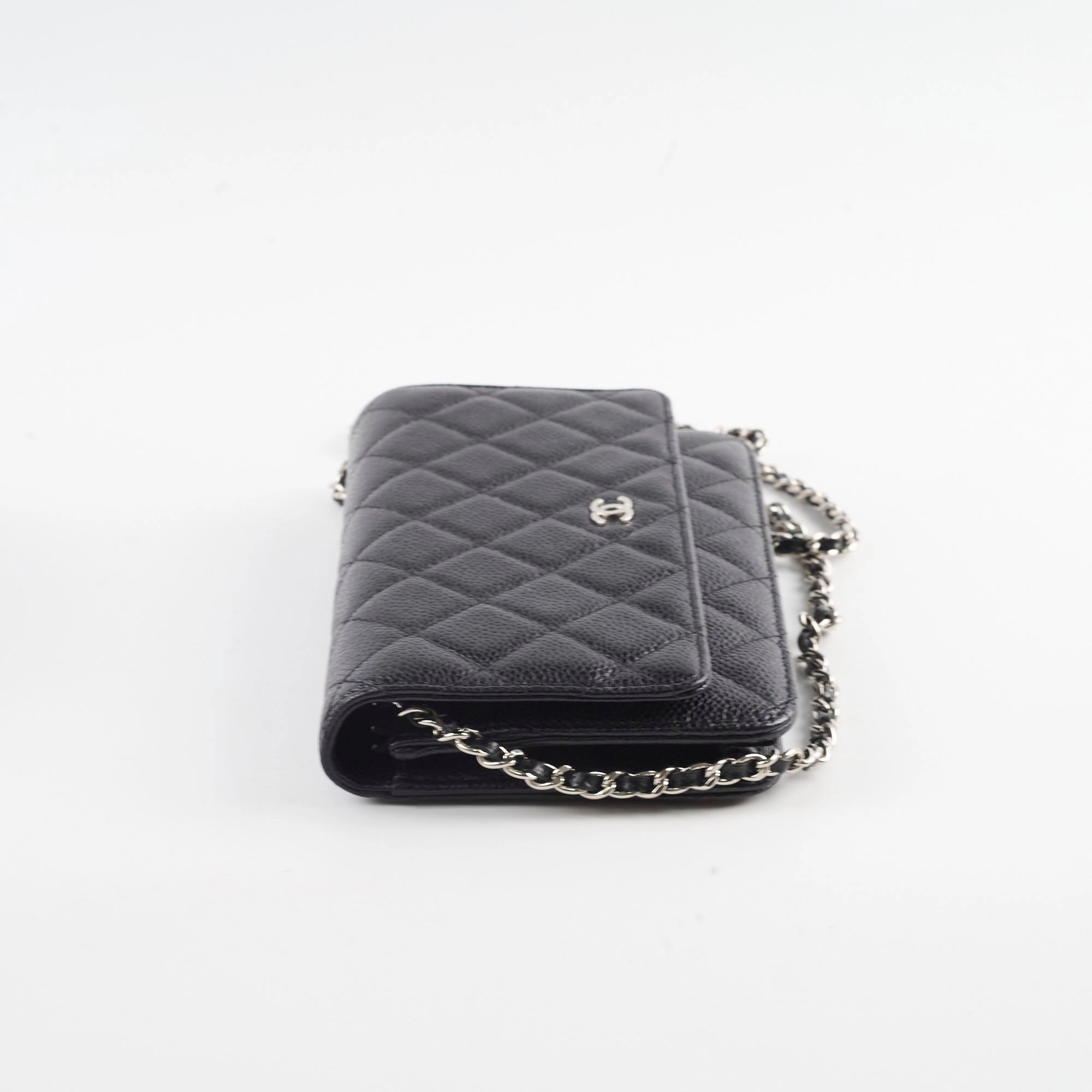 Chanel Wallet On Chain WOC Caviar Black