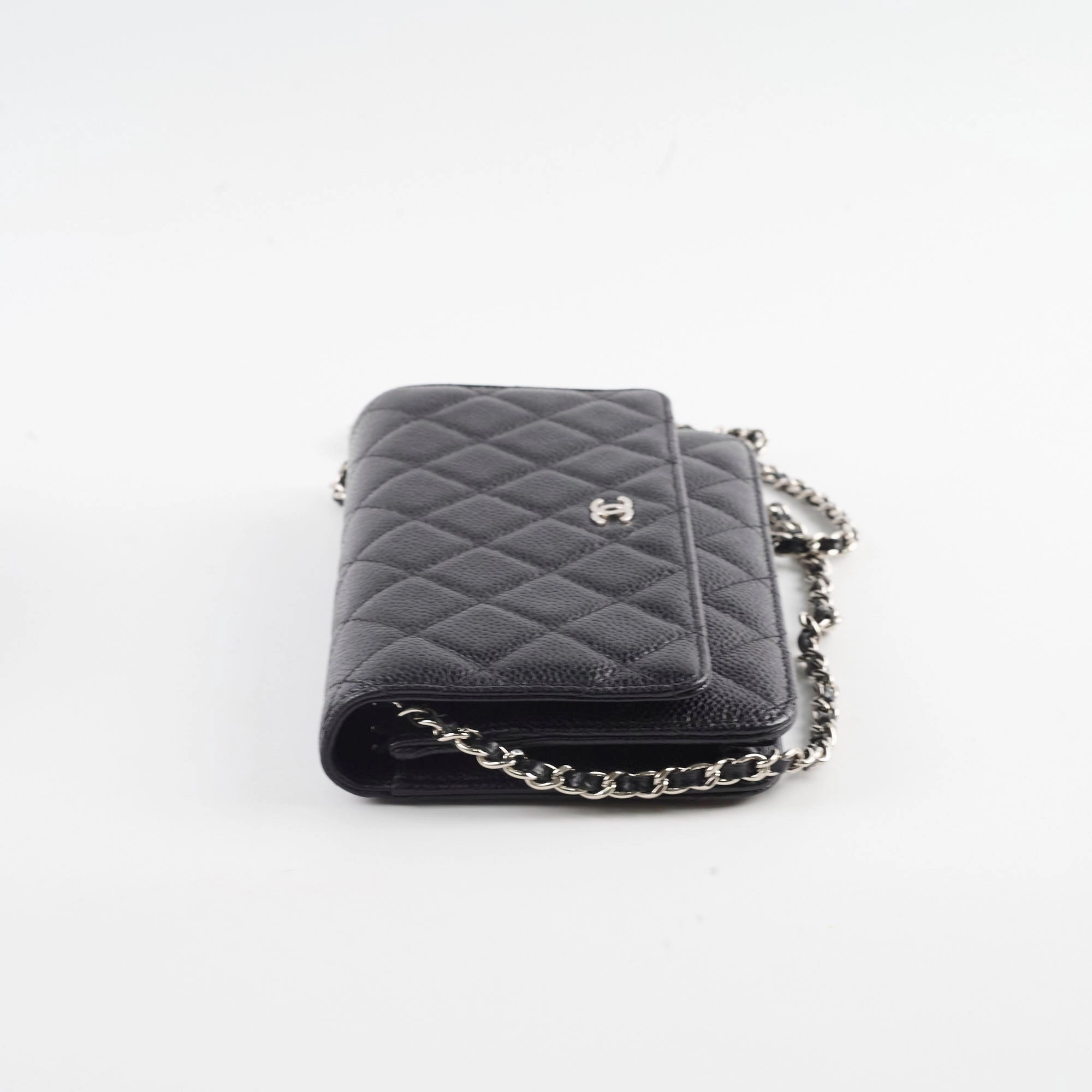 Chanel Wallet On Chain WOC Caviar Black