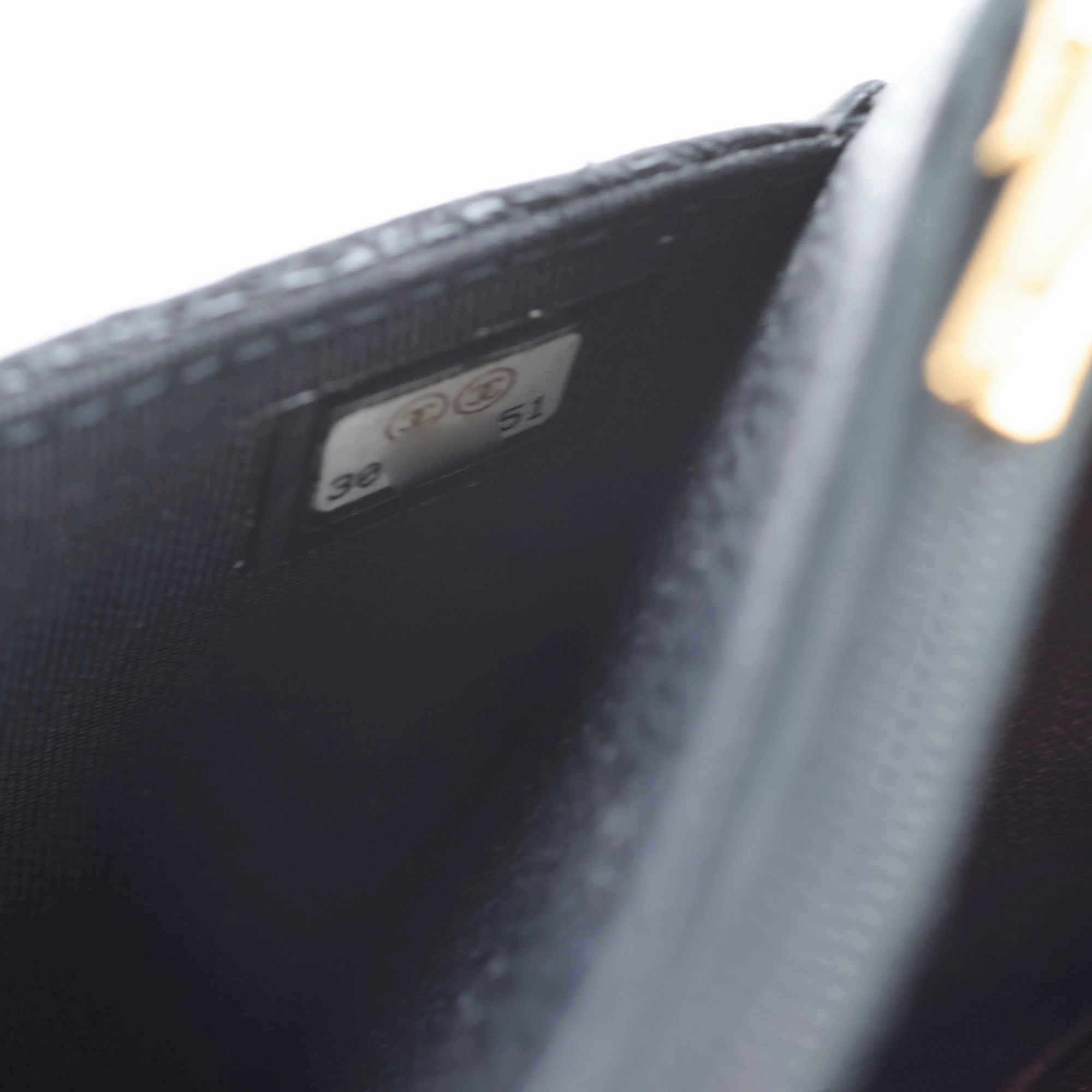 Chanel Wallet On Chain WOC Caviar Black