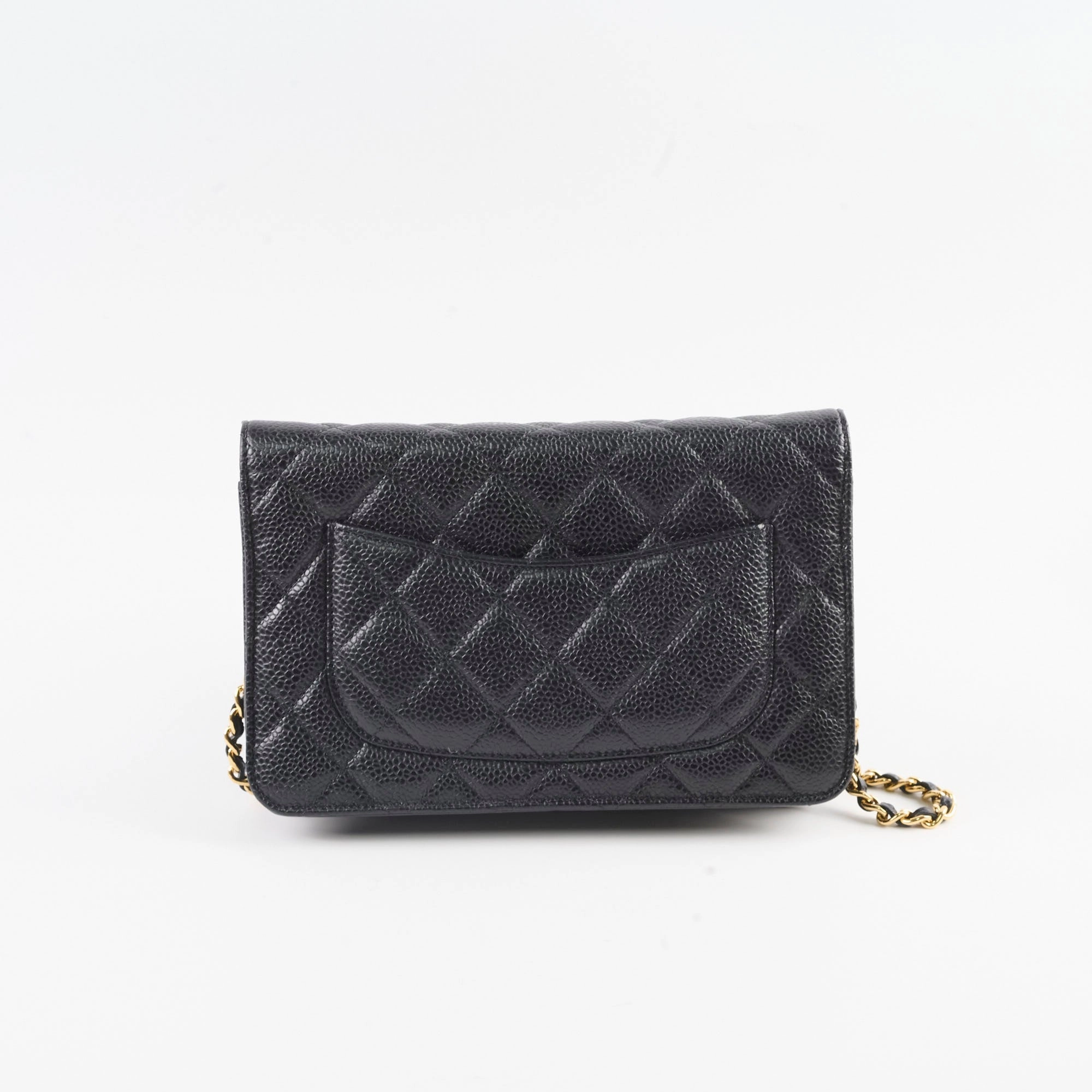 Chanel Wallet On Chain WOC Caviar Black