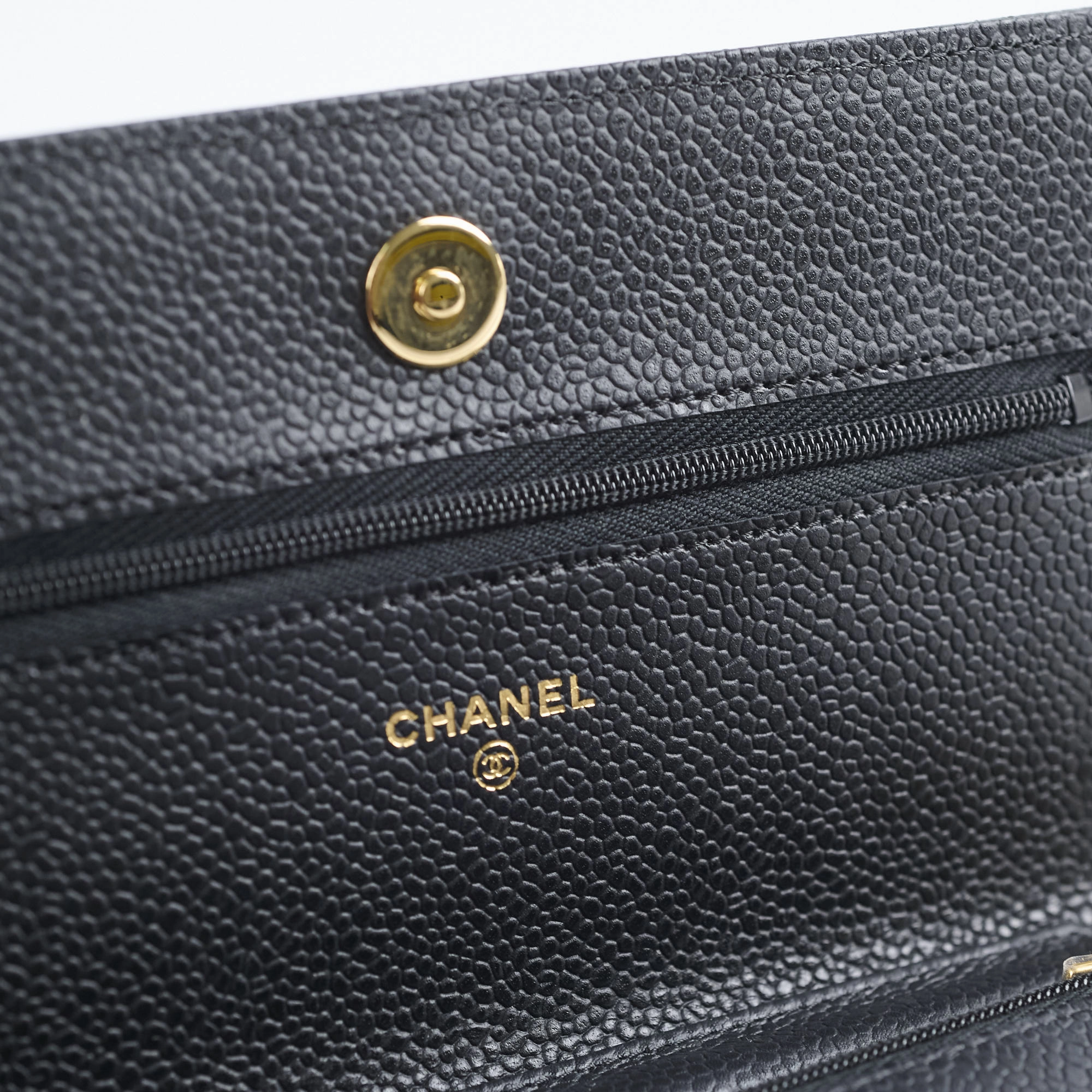 Chanel Wallet On Chain WOC Caviar Black GHW