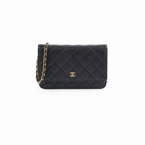 Chanel Wallet On Chain WOC Caviar Black GHW