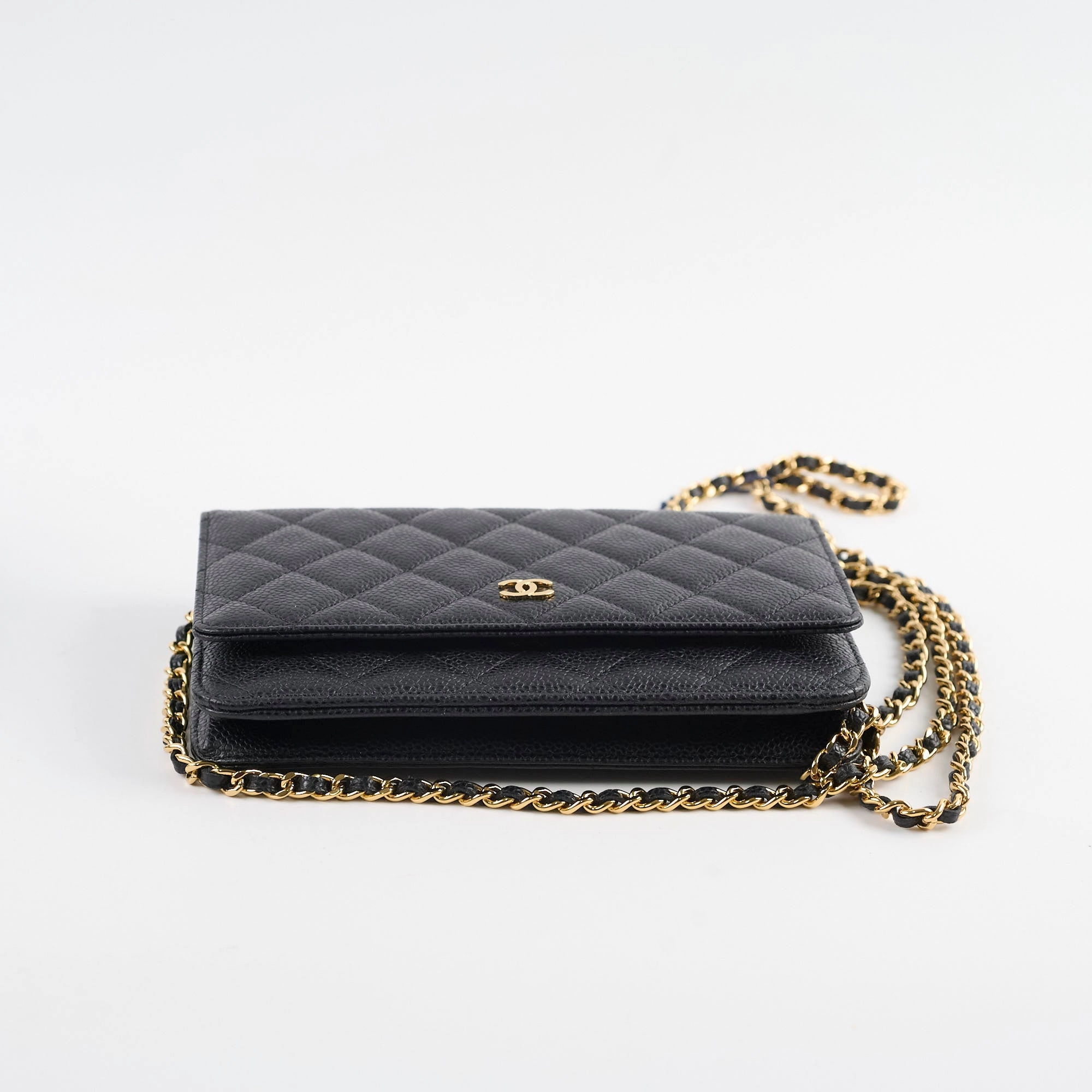 Chanel Wallet On Chain WOC Caviar Black GHW