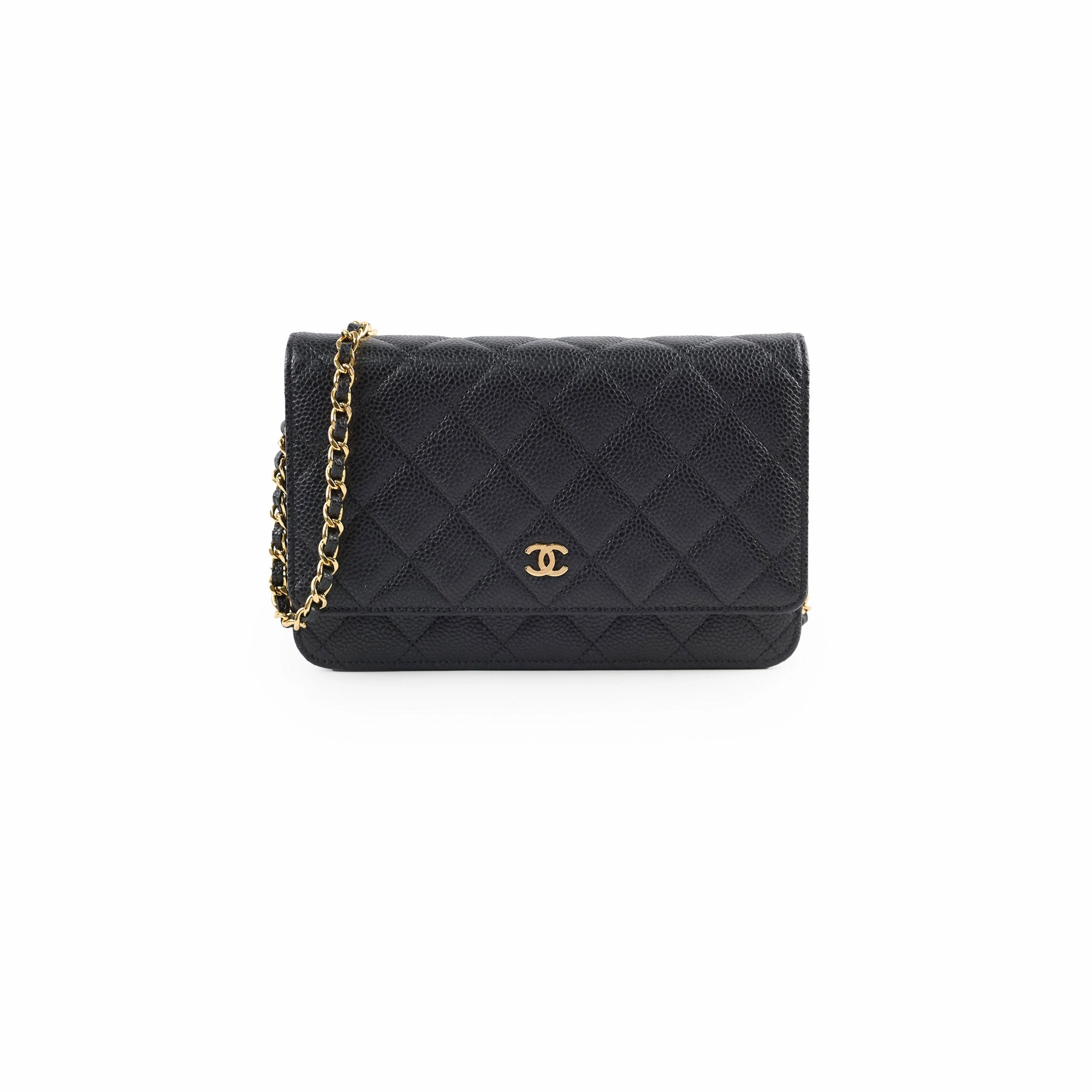 Chanel Wallet On Chain WOC Caviar Black GHW