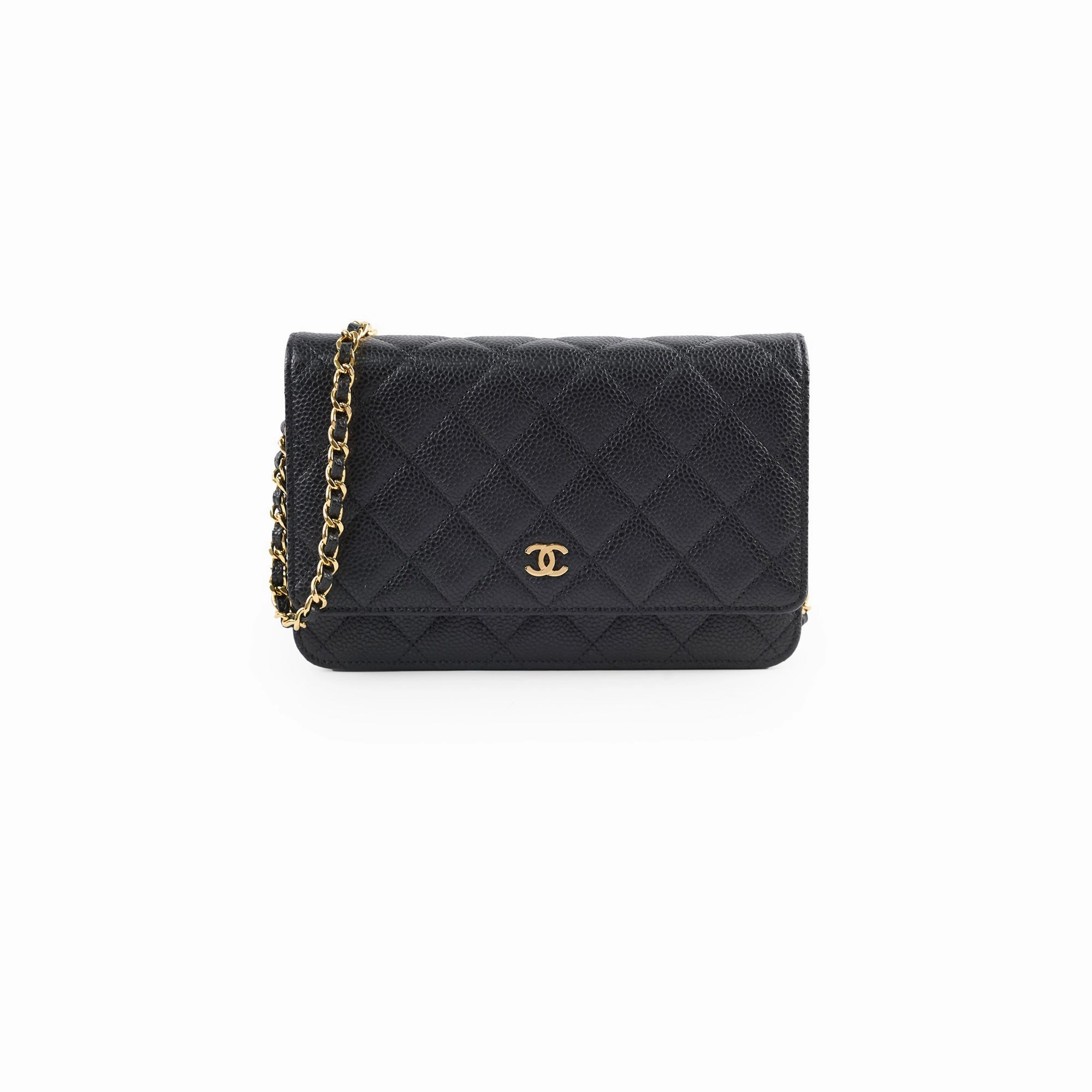 Chanel Wallet On Chain WOC Caviar Black GHW