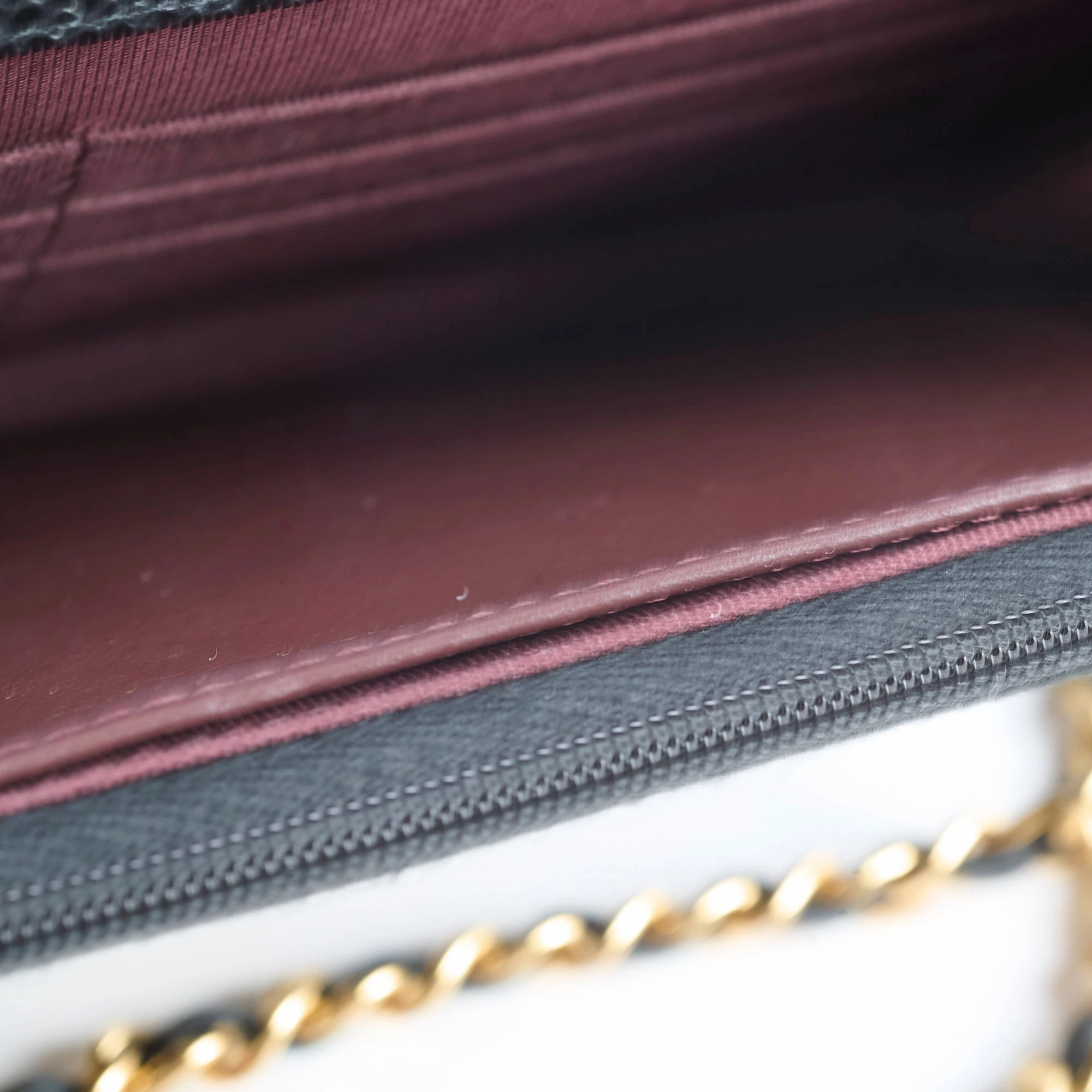 Chanel Wallet On Chain WOC Caviar Black