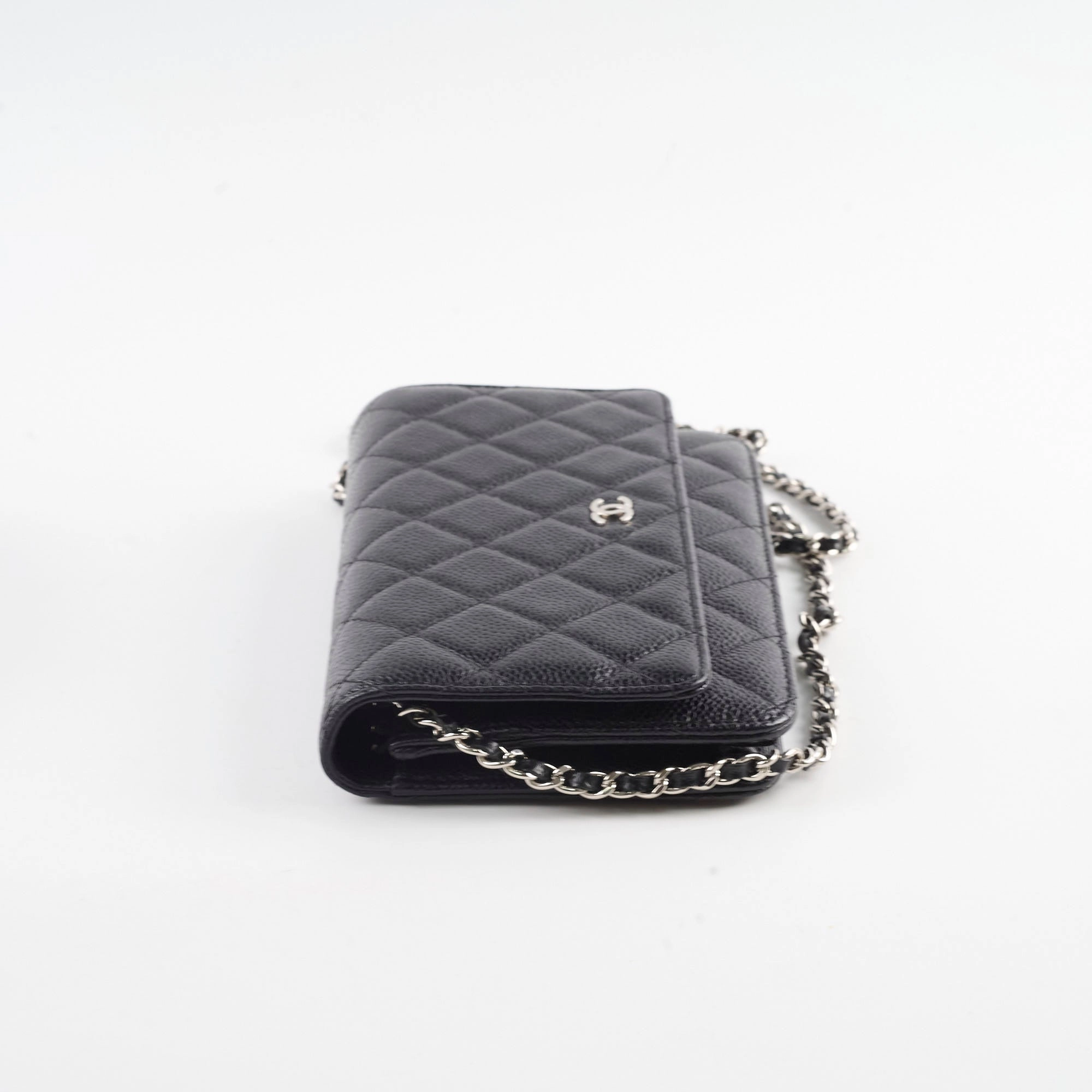 Chanel Wallet On Chain WOC Caviar Black