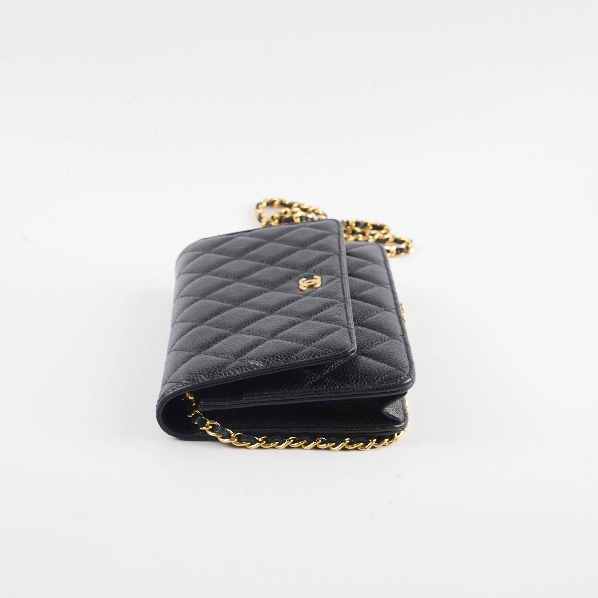 Chanel Wallet On Chain WOC Caviar Black