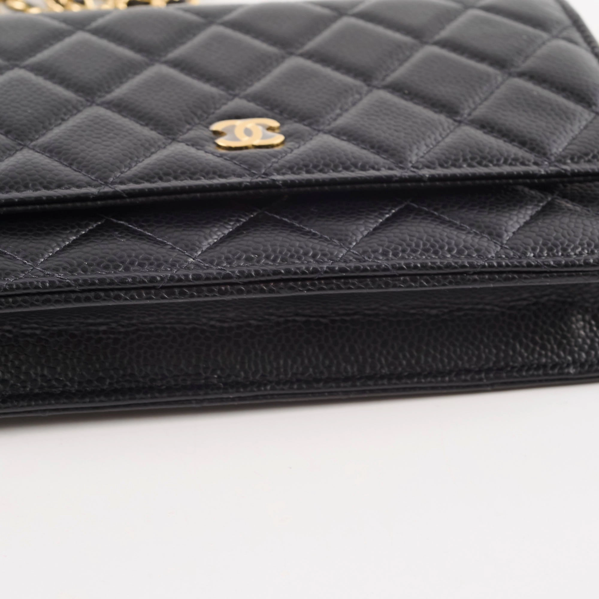 Chanel WOC Black Caviar GHW