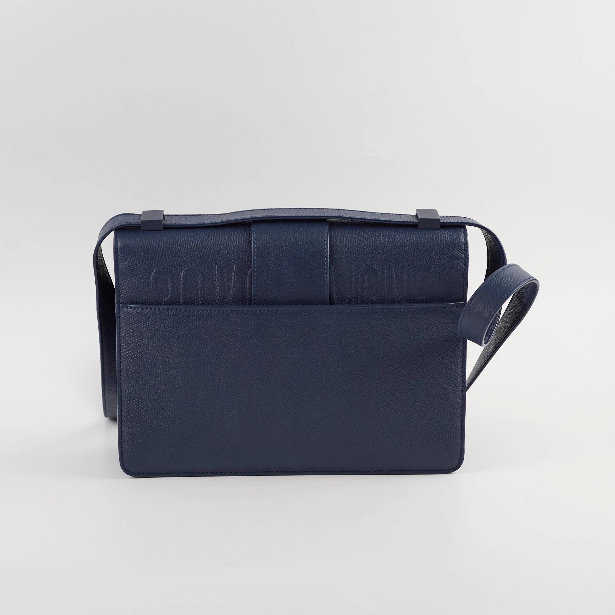 Christian Dior 30 Montaigne Bag Navy Leather
