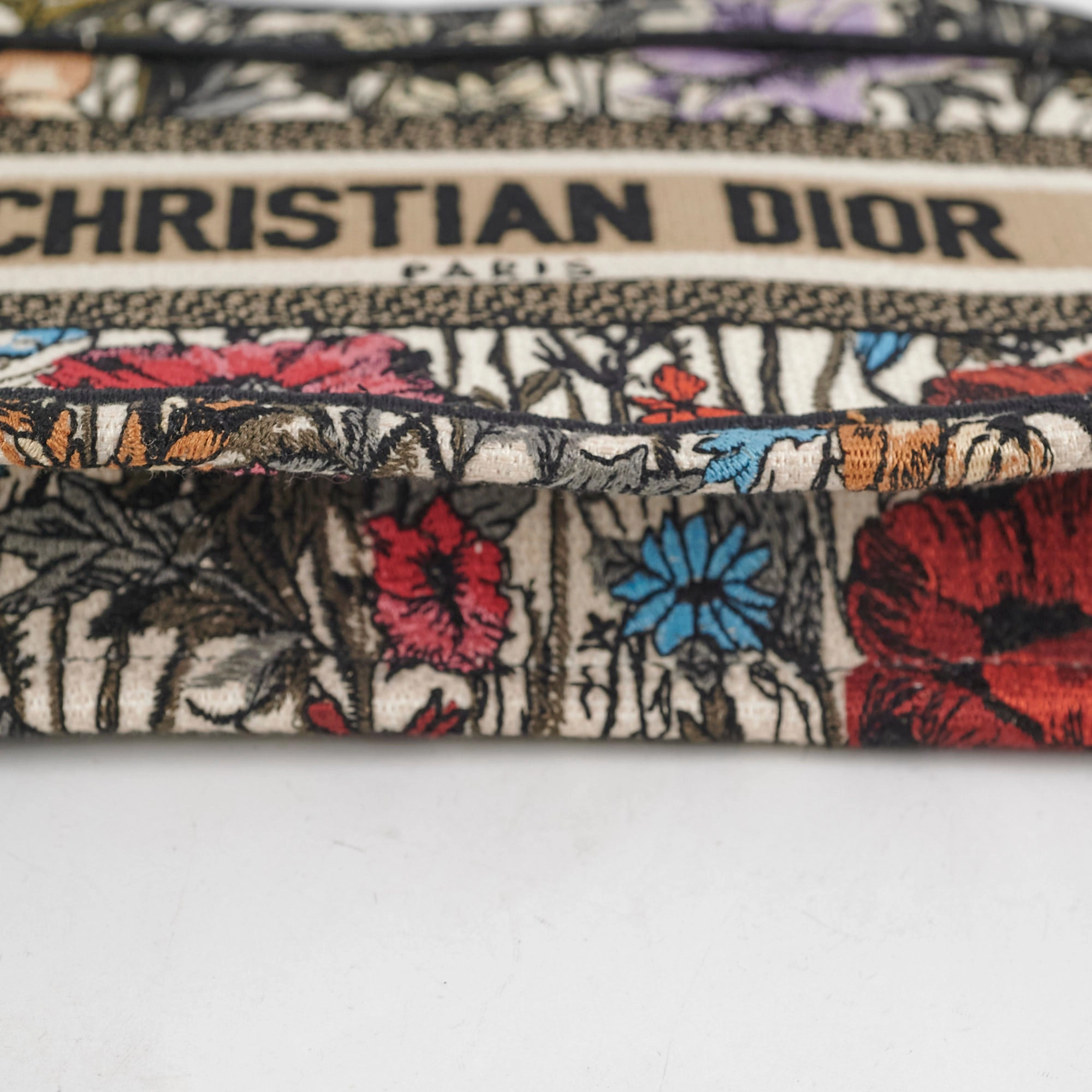 Christian Dior Book Tote Mini Floral