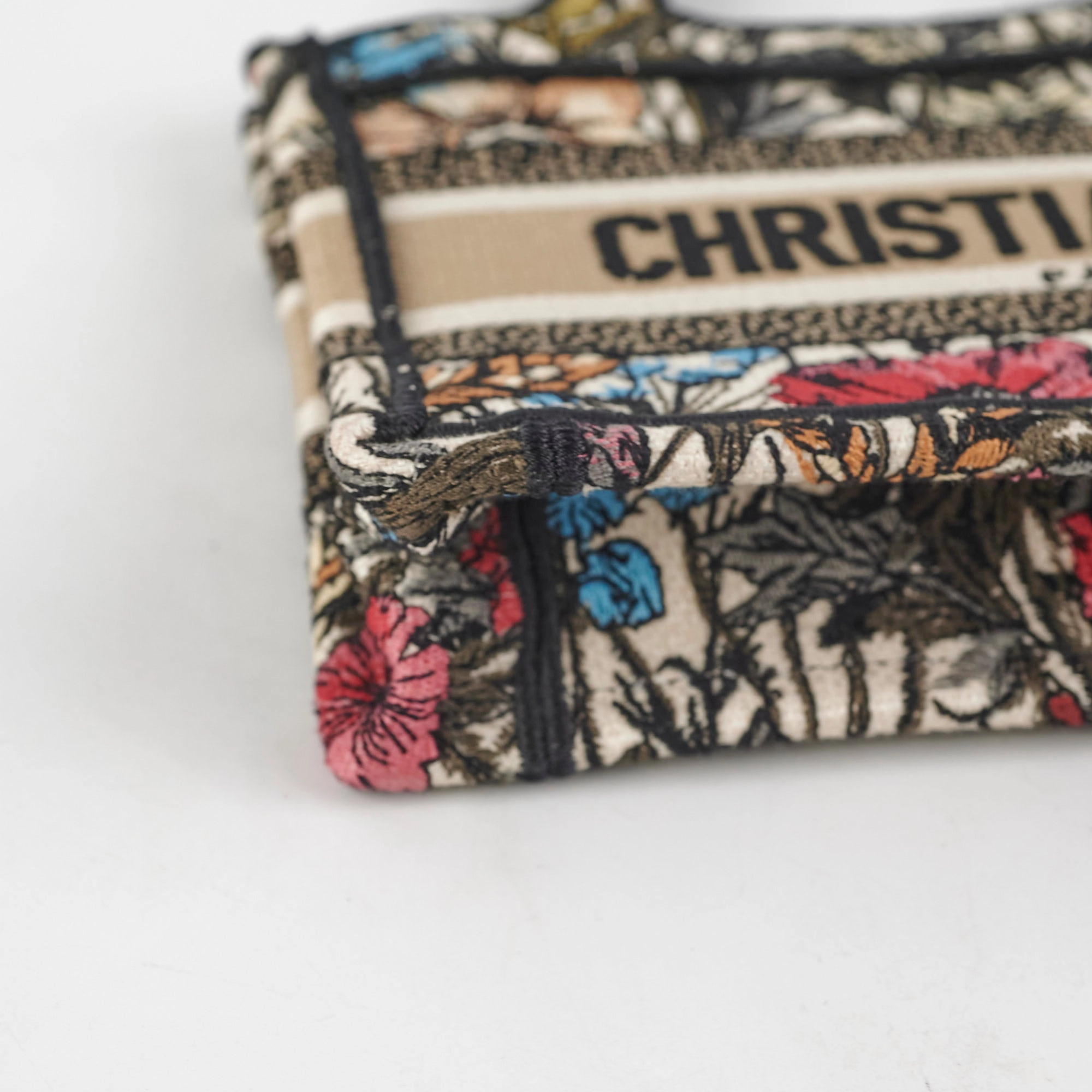 Christian Dior Book Tote Mini Floral