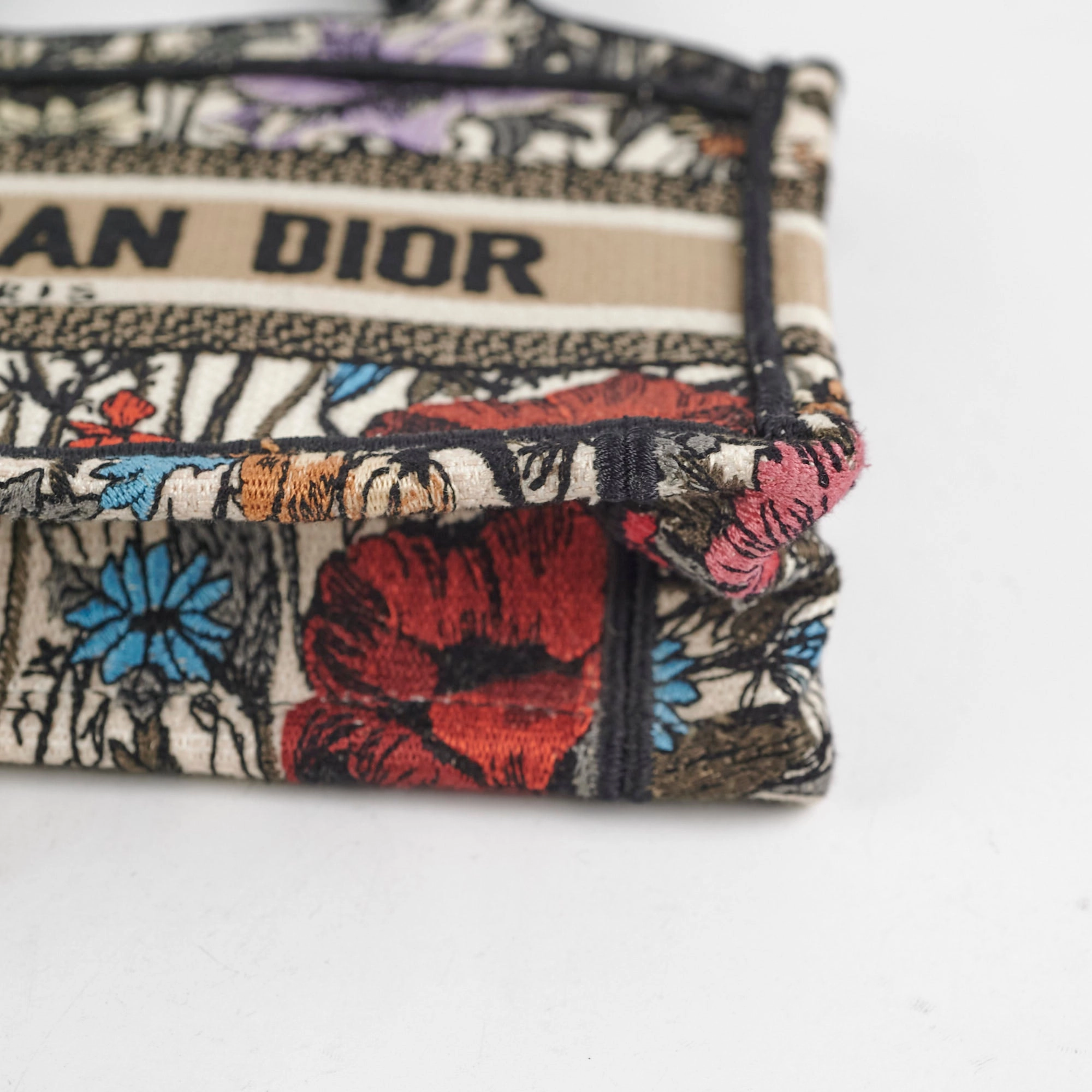 Christian Dior Book Tote Mini Floral