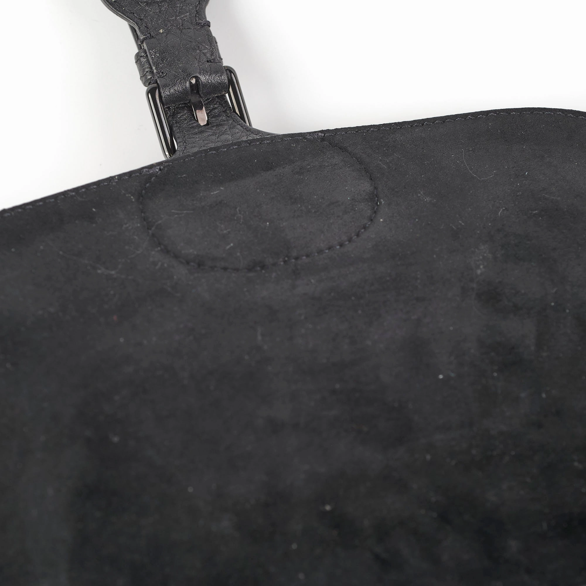 Christian Dior Grained Calfskin Medium Bobby Flap Black