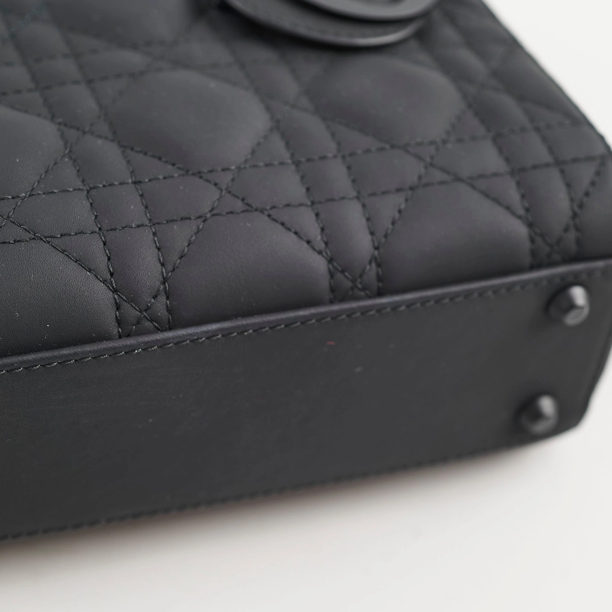 Christian Dior Lady Dior Mini Black Ultra Matte