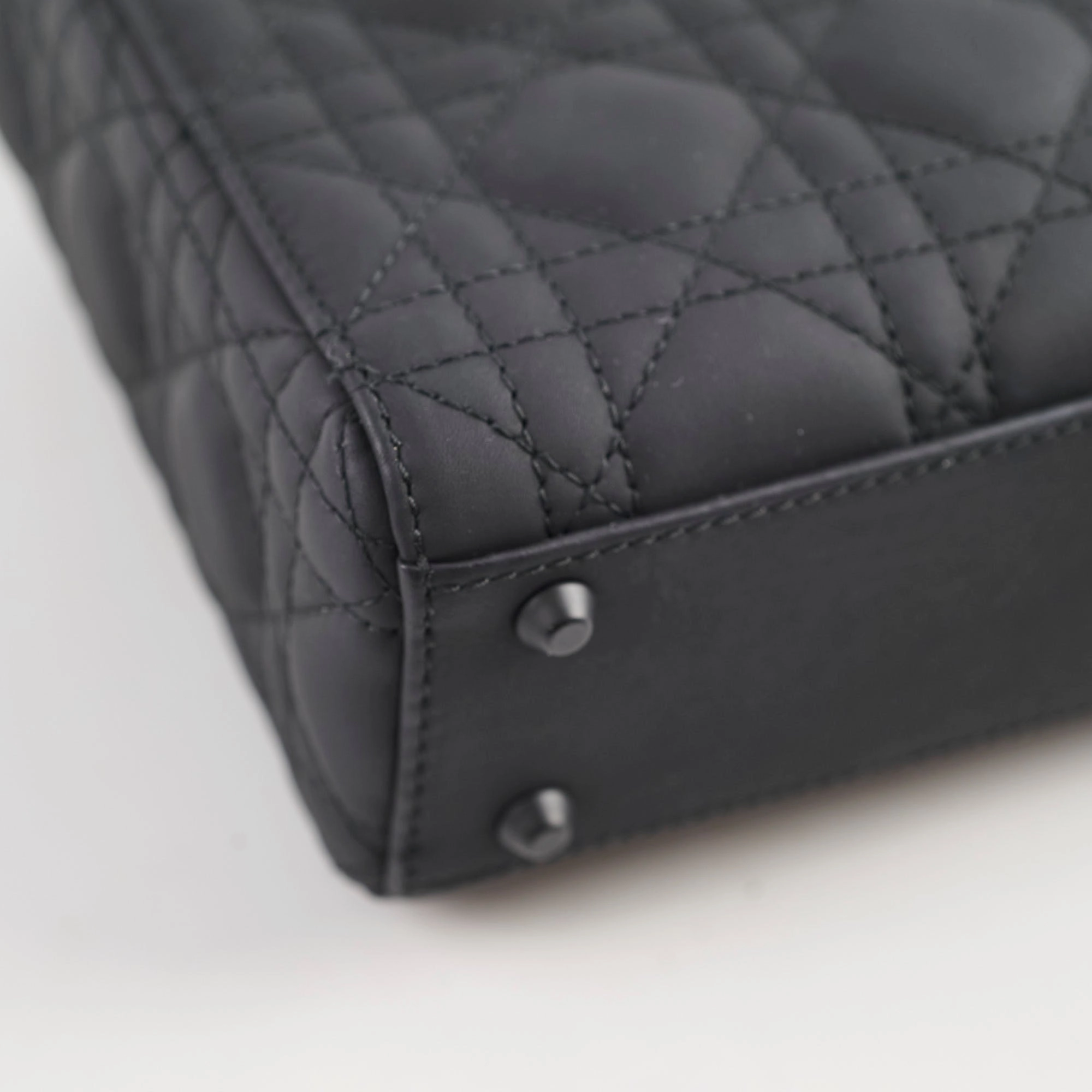 Christian Dior Lady Dior Mini Black Ultra Matte