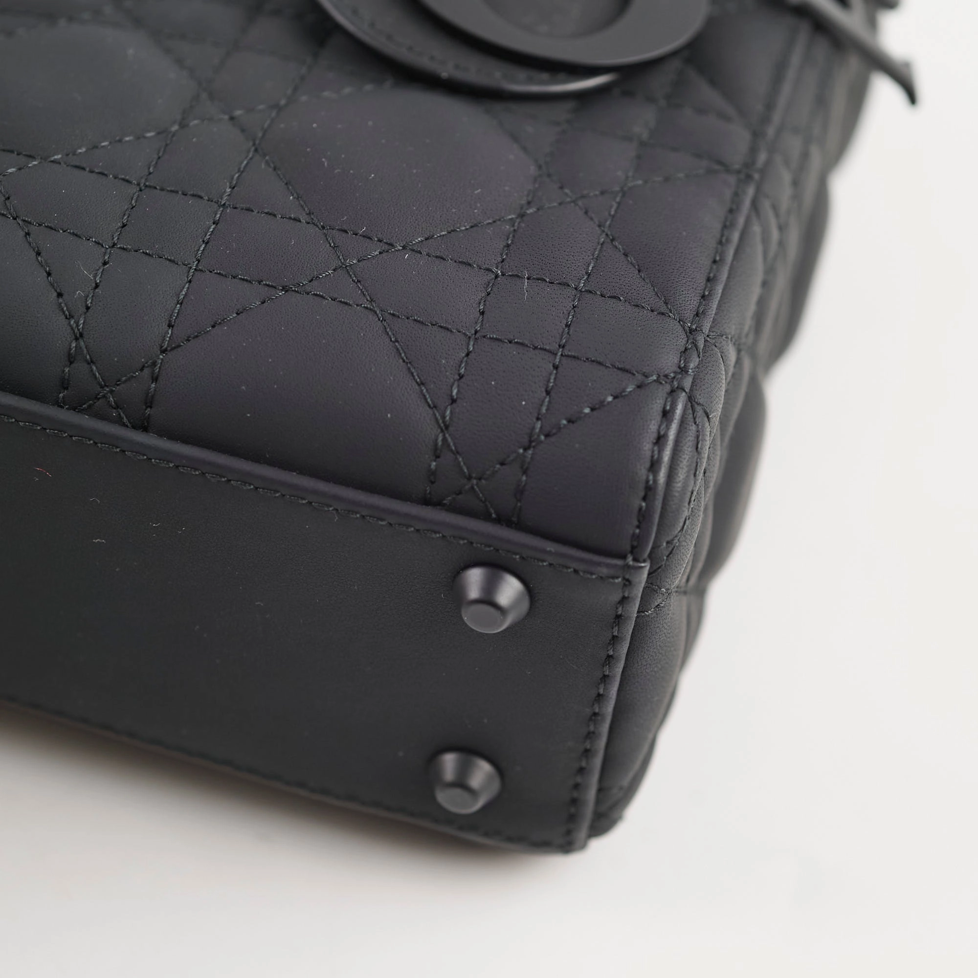Christian Dior Lady Dior Mini Black Ultra Matte