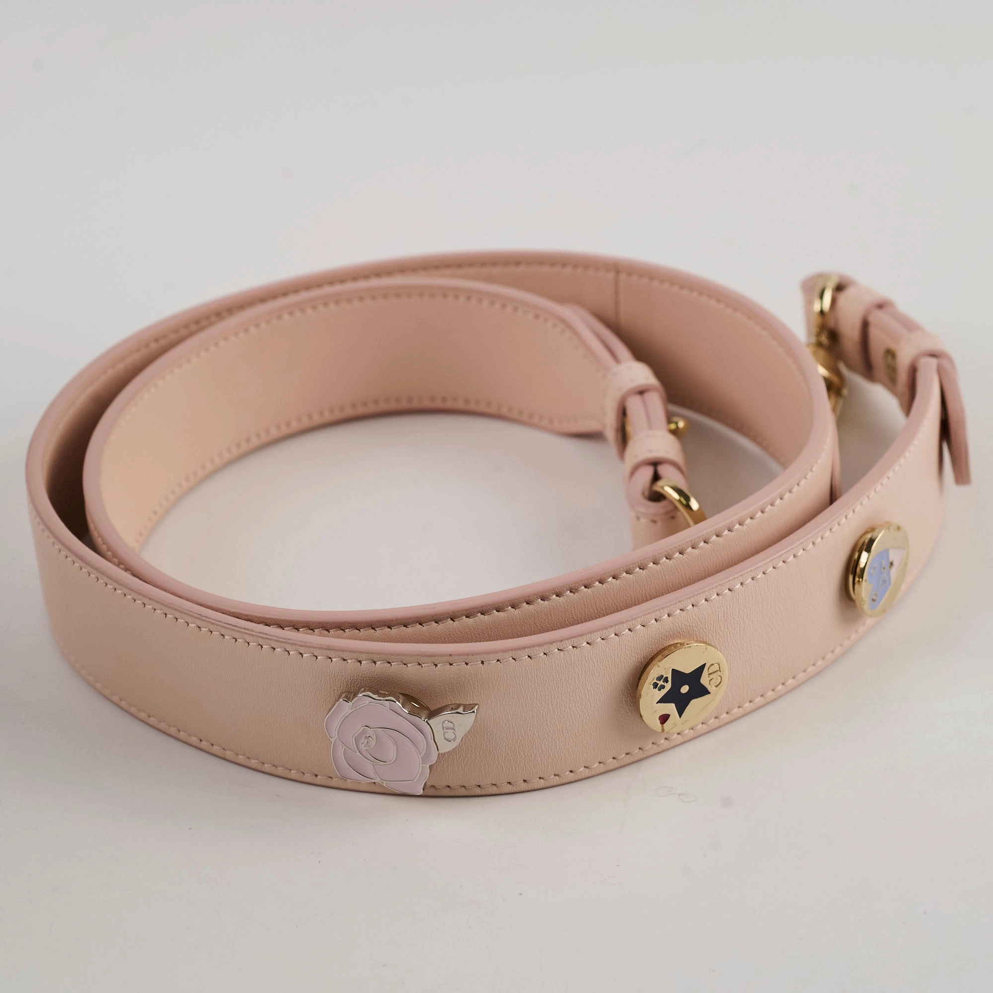 Christian Dior Lady Dior Small ABC Lambskin Light Pink