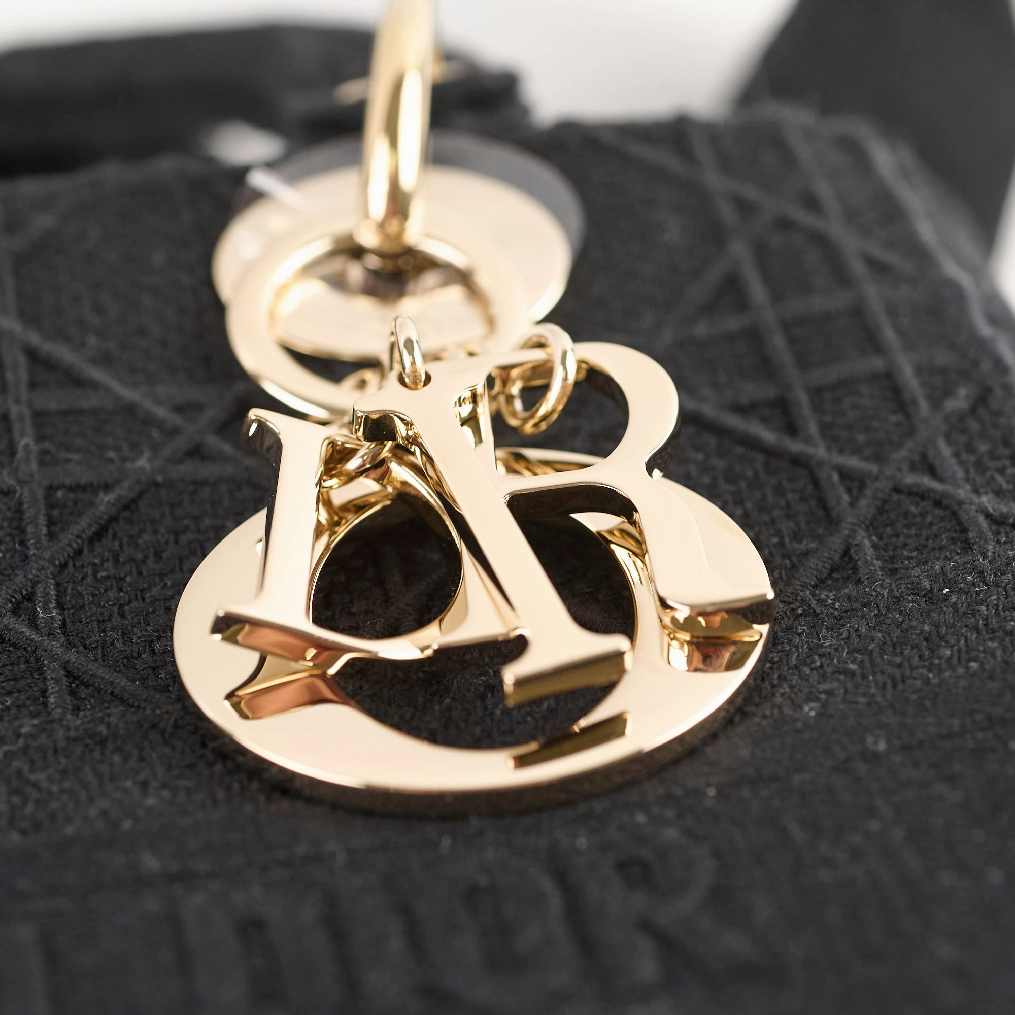 Christian Dior Lady Dior Small Black Fabric - 2020