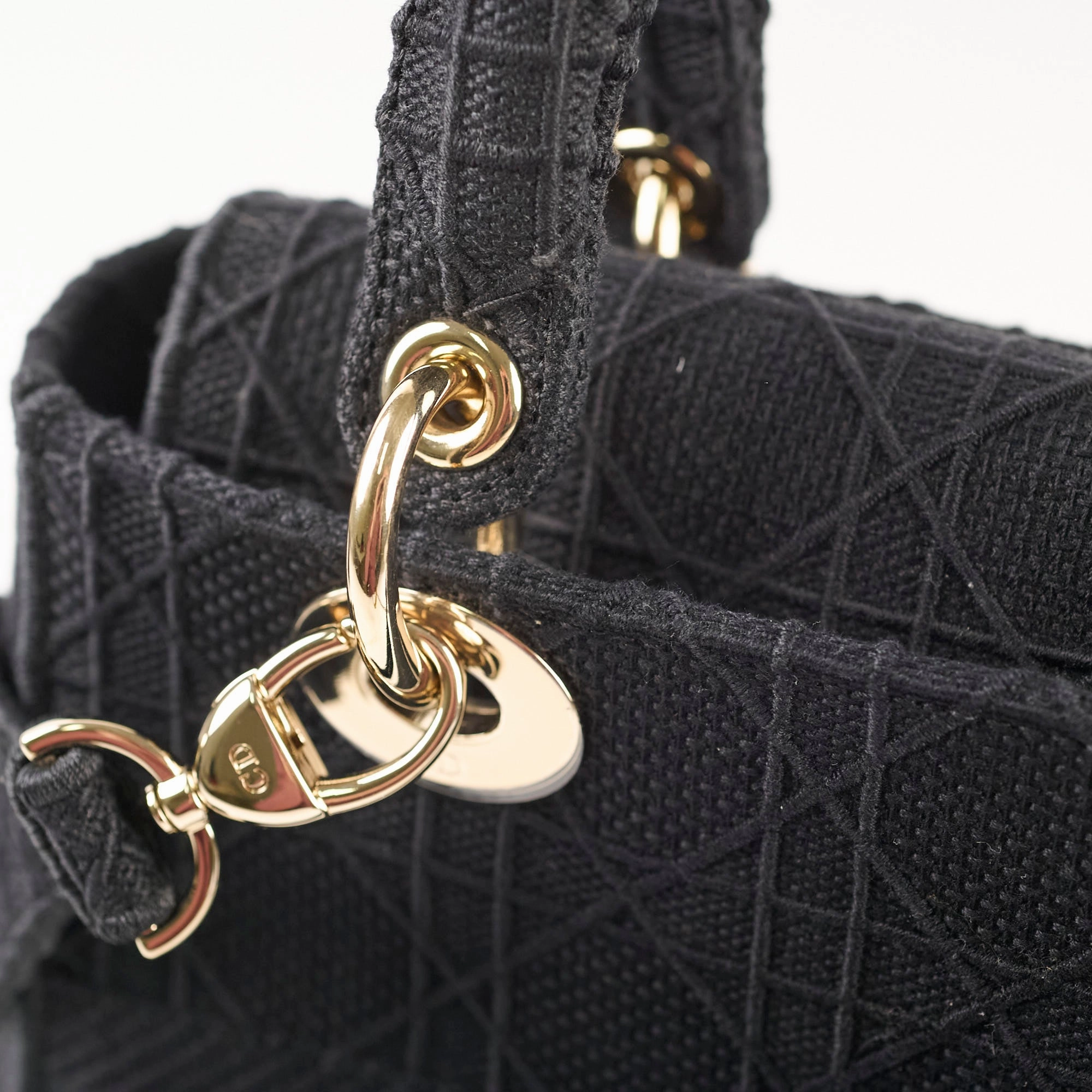 Christian Dior Lady Dior Small Black Fabric - 2020