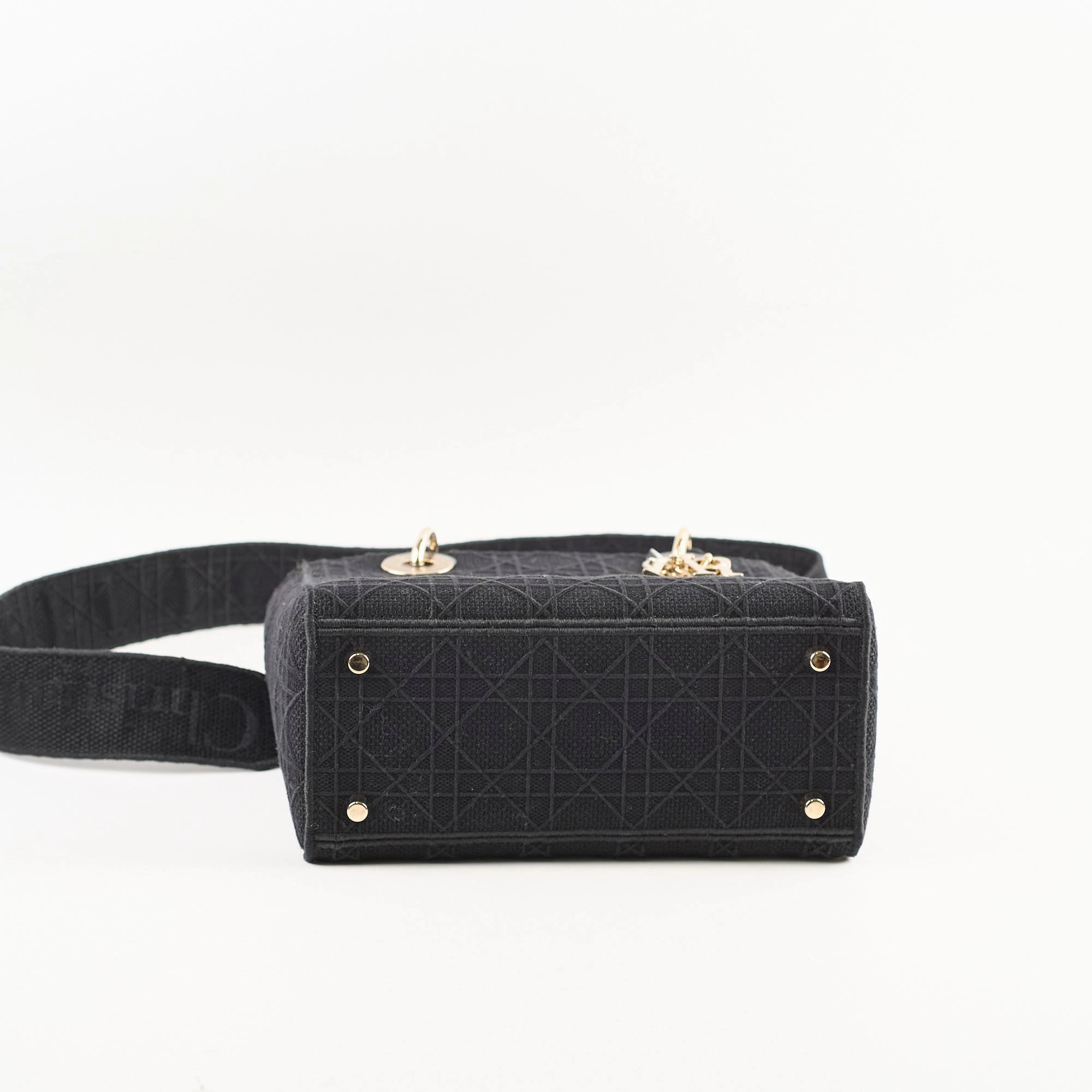 Christian Dior Lady Dior Small Black Fabric - 2020