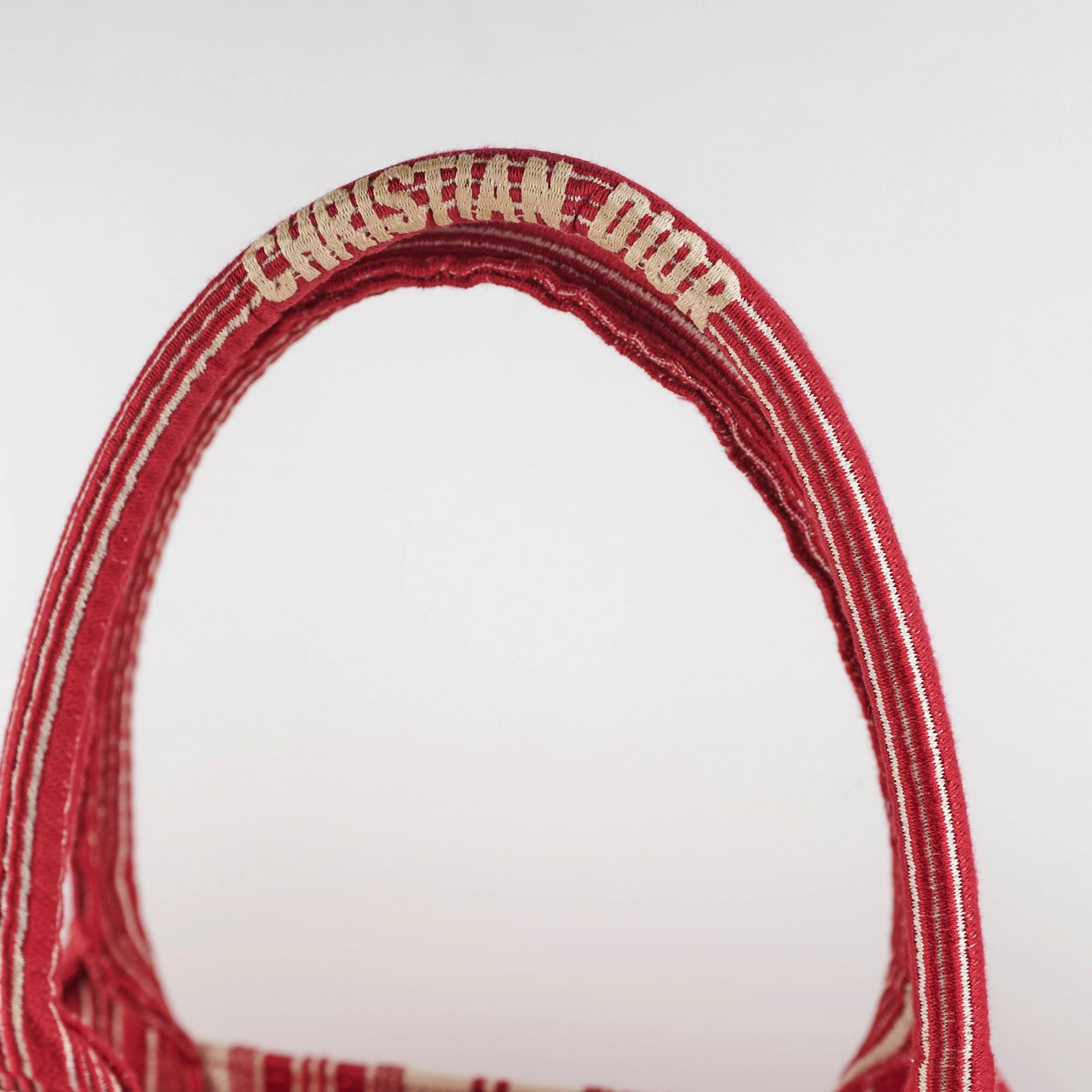 Christian Dior Large Book Tote Red