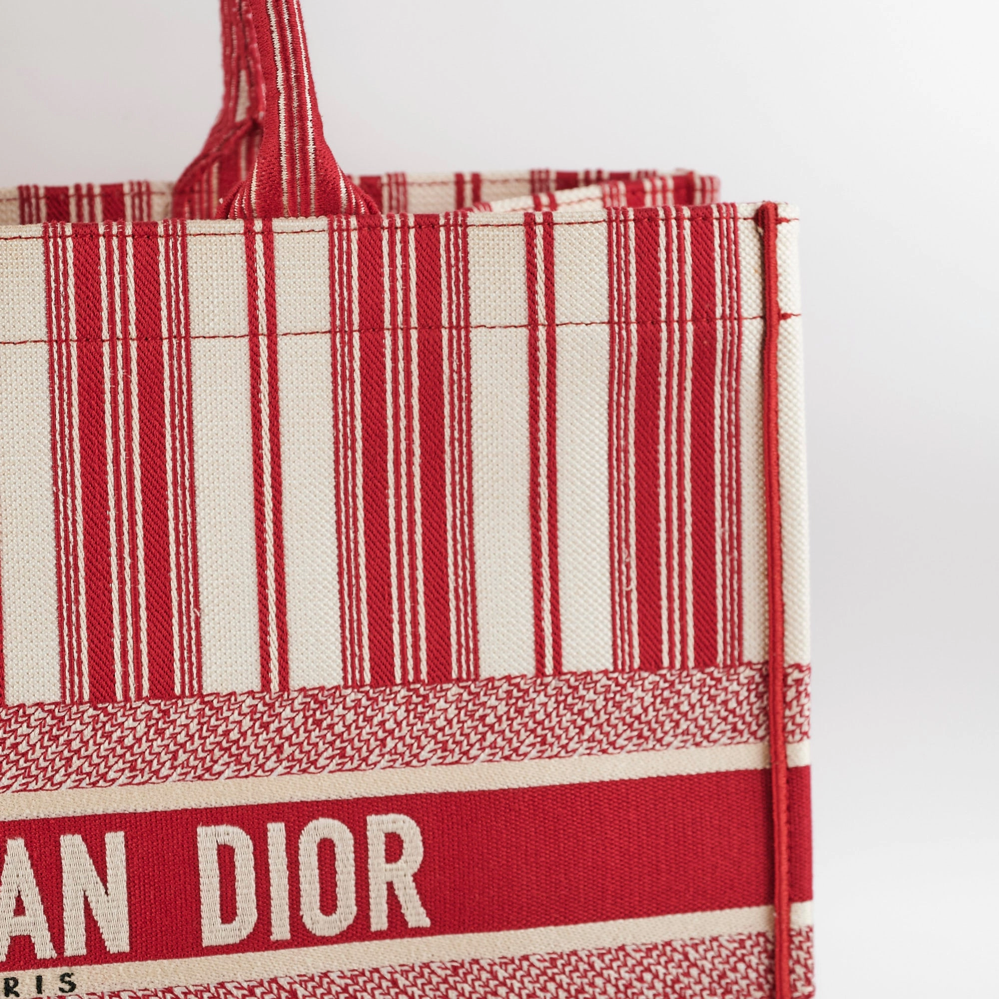 Christian Dior Large Book Tote Red
