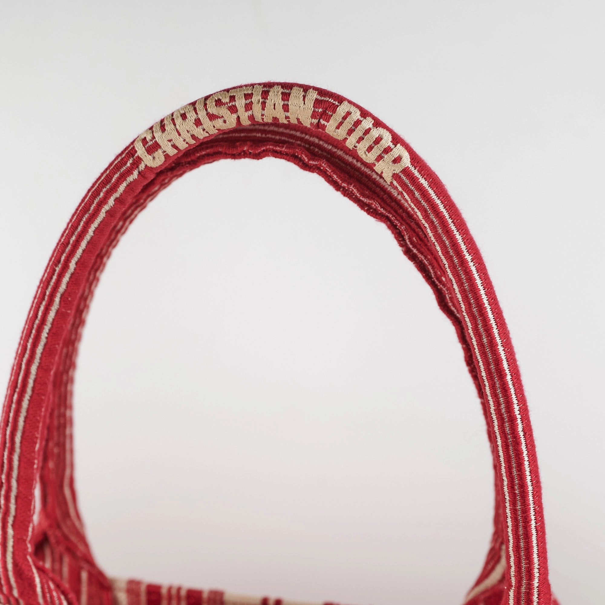 Christian Dior Large Book Tote Red