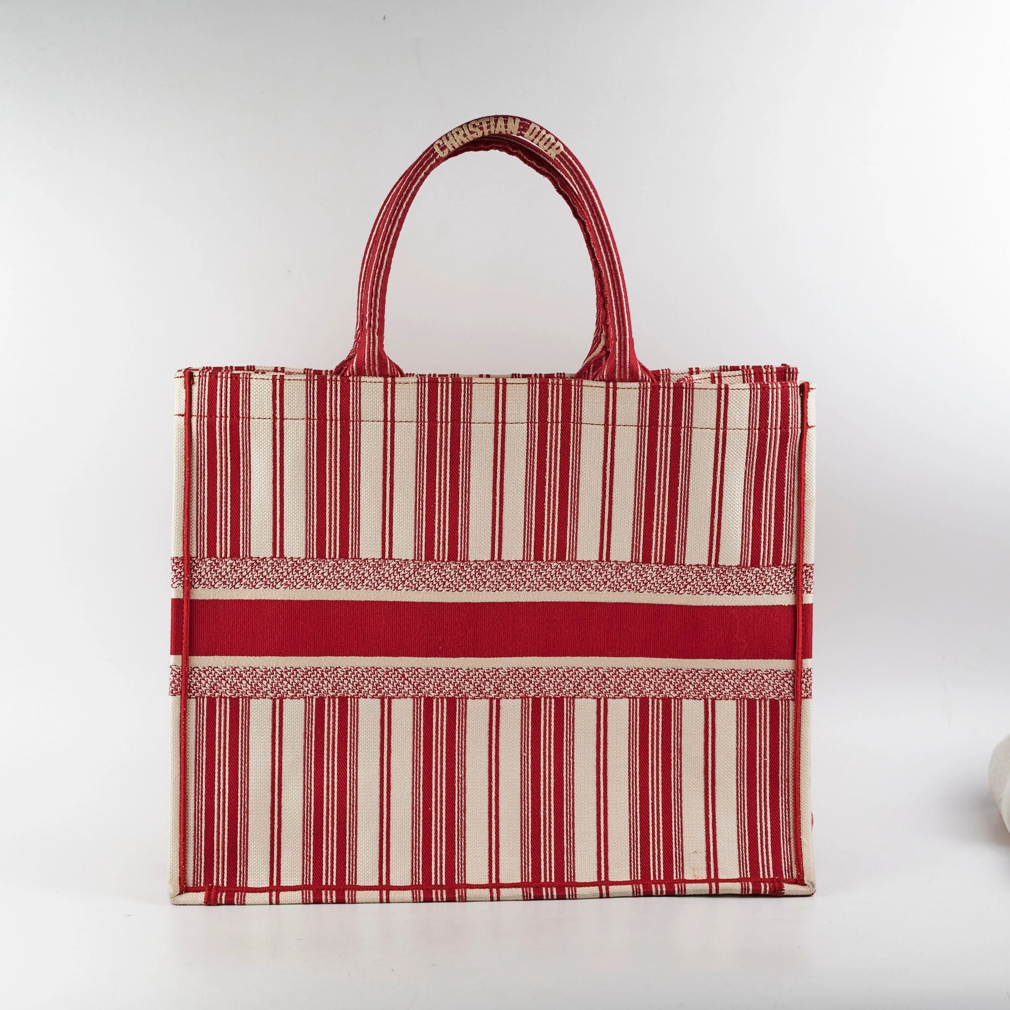 Christian Dior Large Book Tote Red