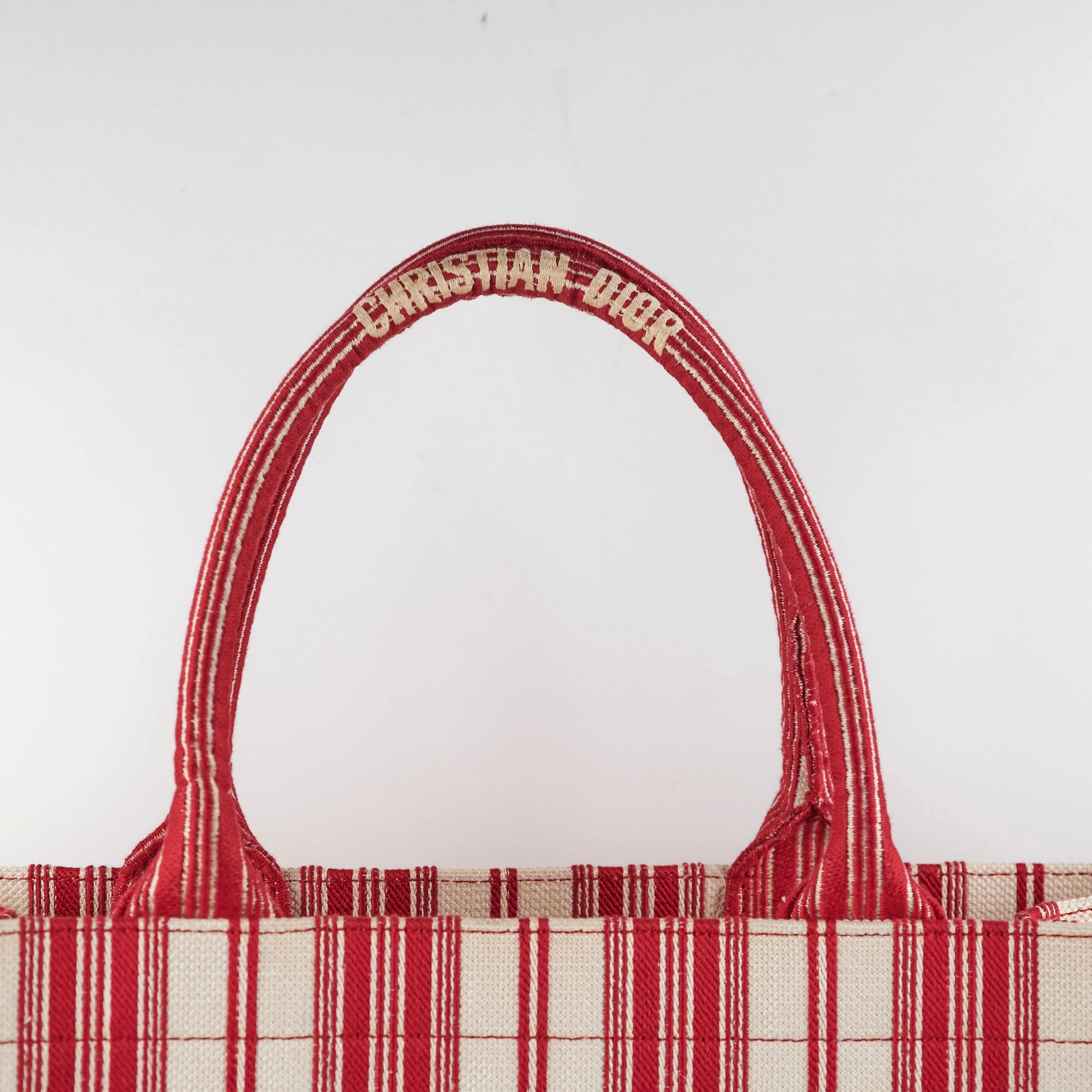 Christian Dior Large Book Tote Red