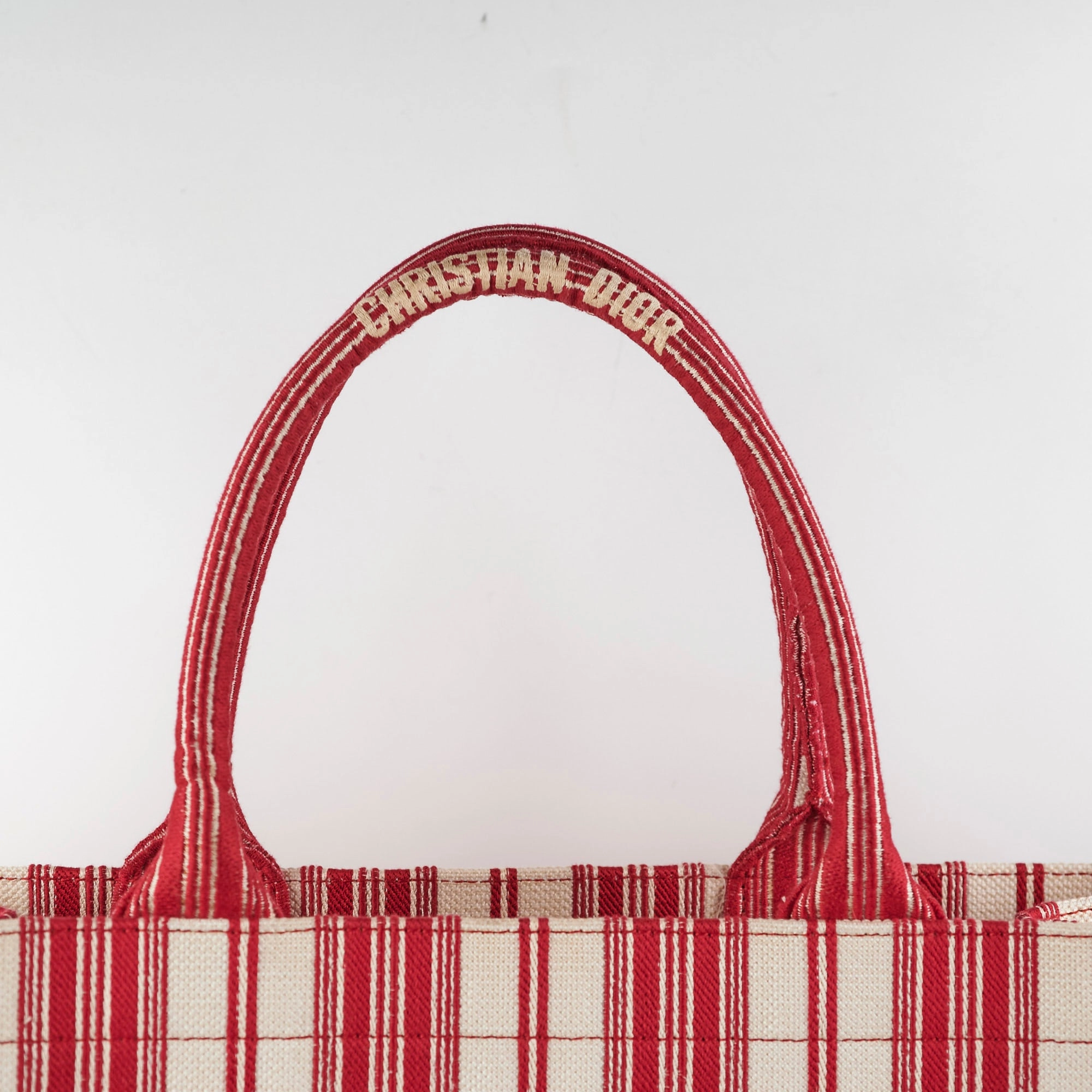 Christian Dior Large Book Tote Red