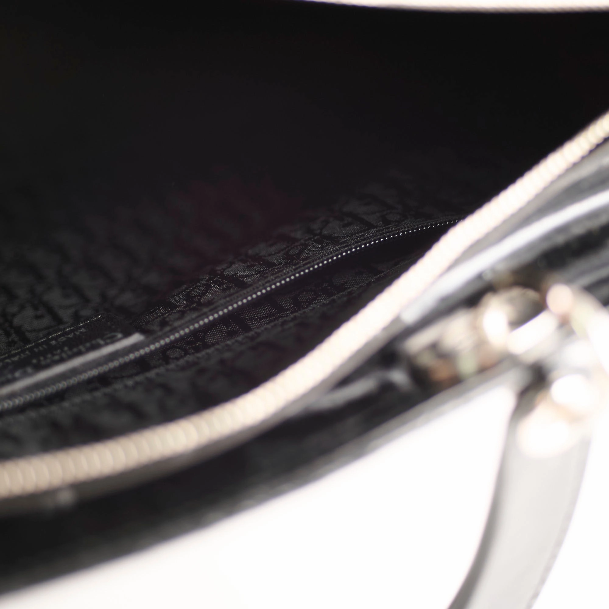 Christian Dior Large Lady Dior Black Patent
