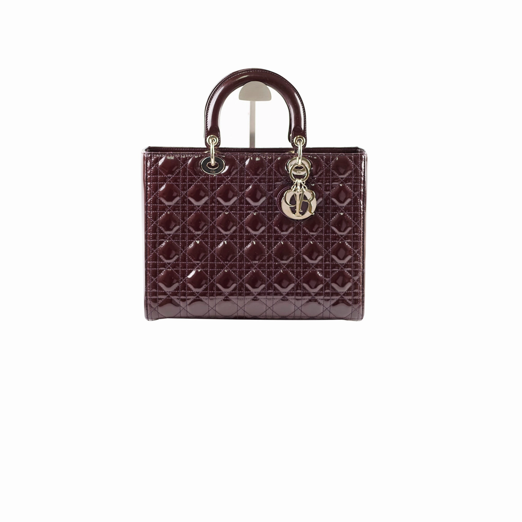 Christian Dior Large Lady Dior Dark Purple