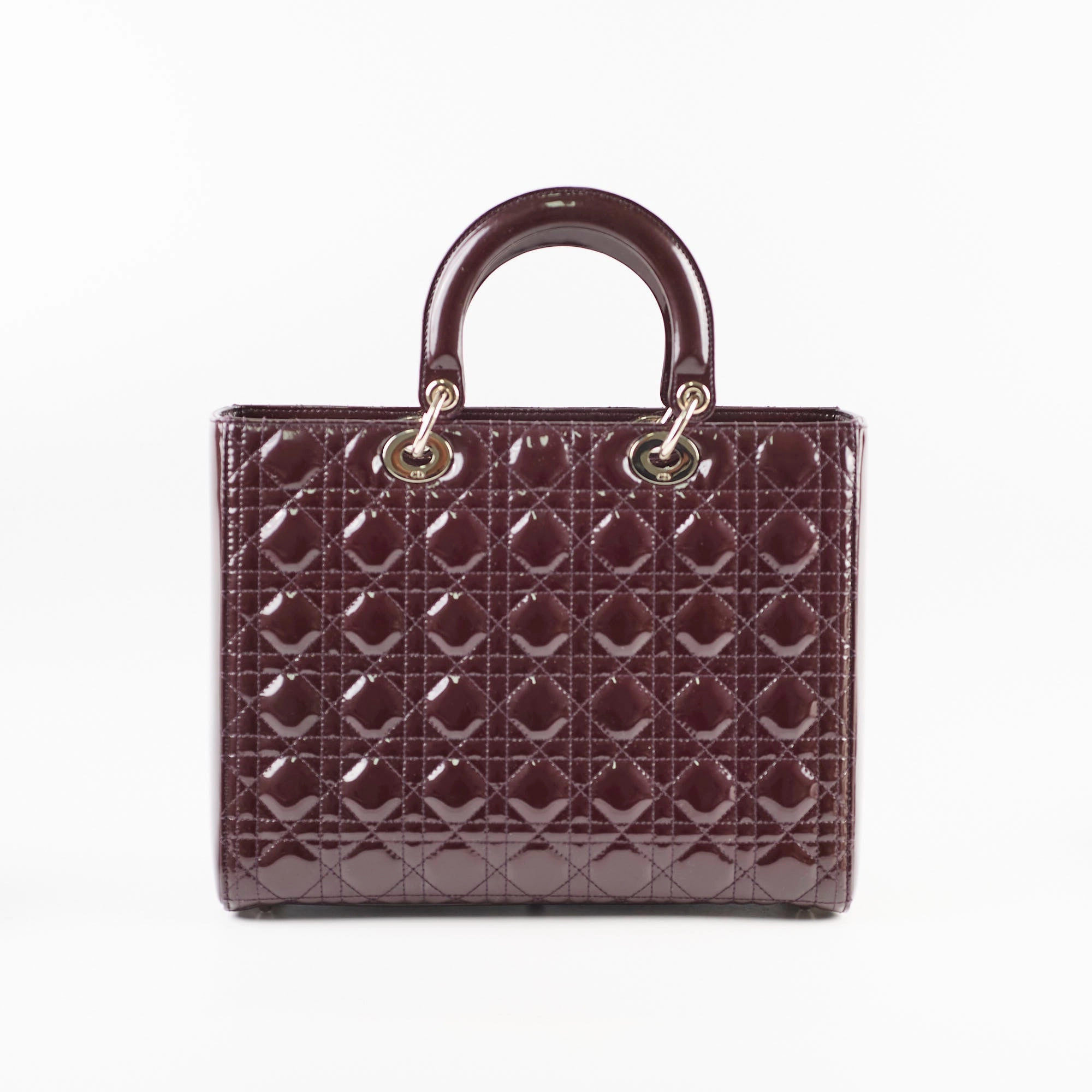 Christian Dior Large Lady Dior Dark Purple