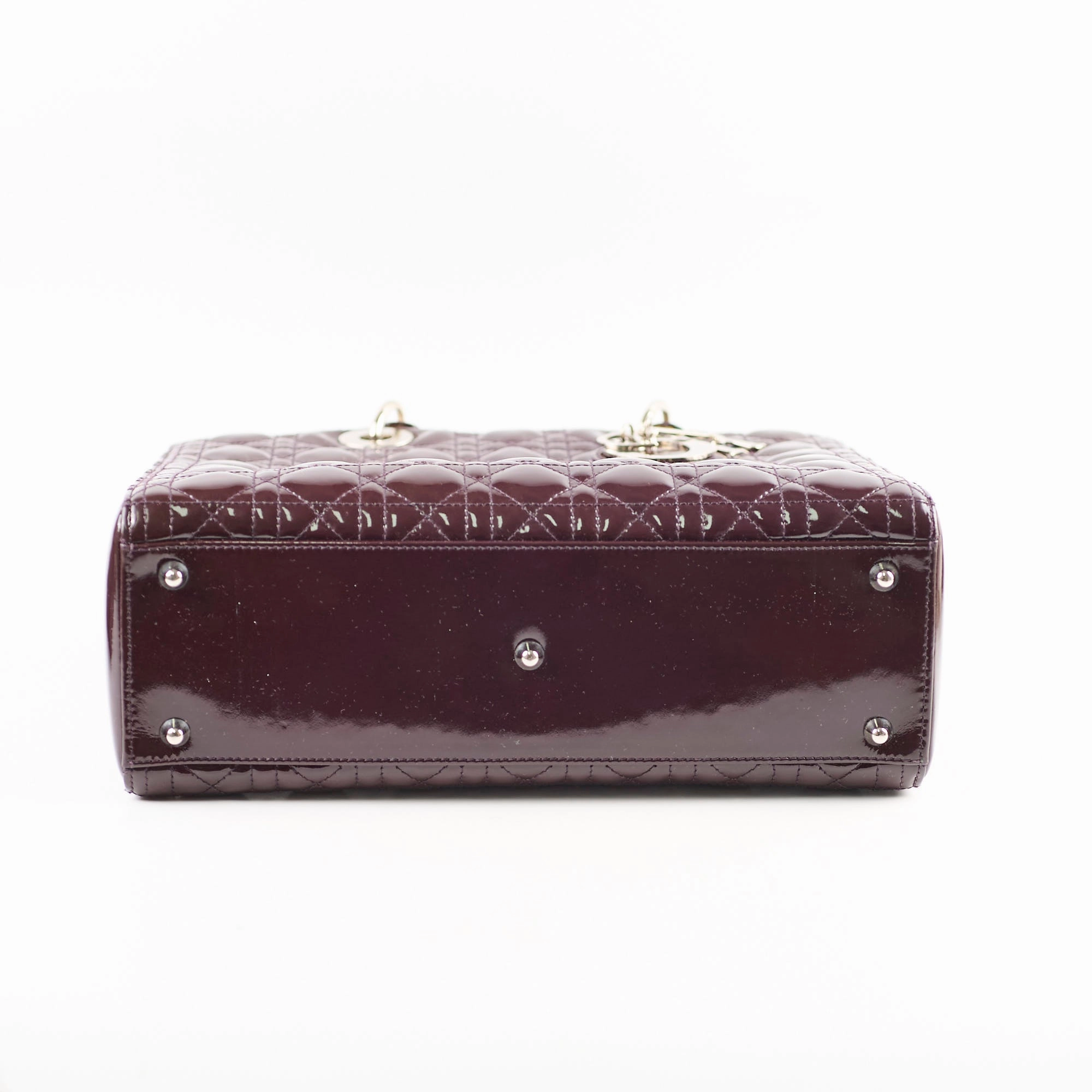 Christian Dior Large Lady Dior Dark Purple