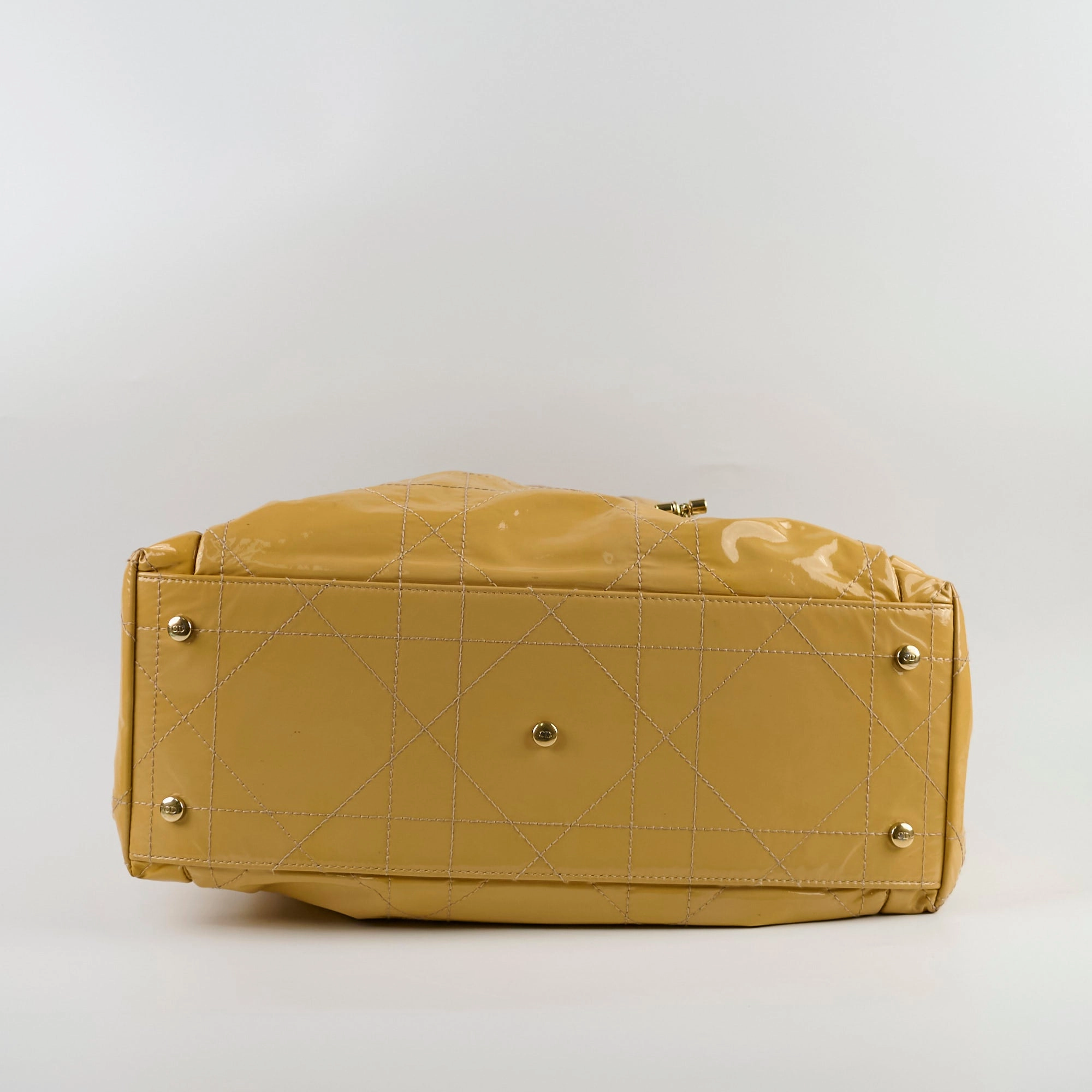 Christian Dior Le Trente Patent Shoulder Bag Beige